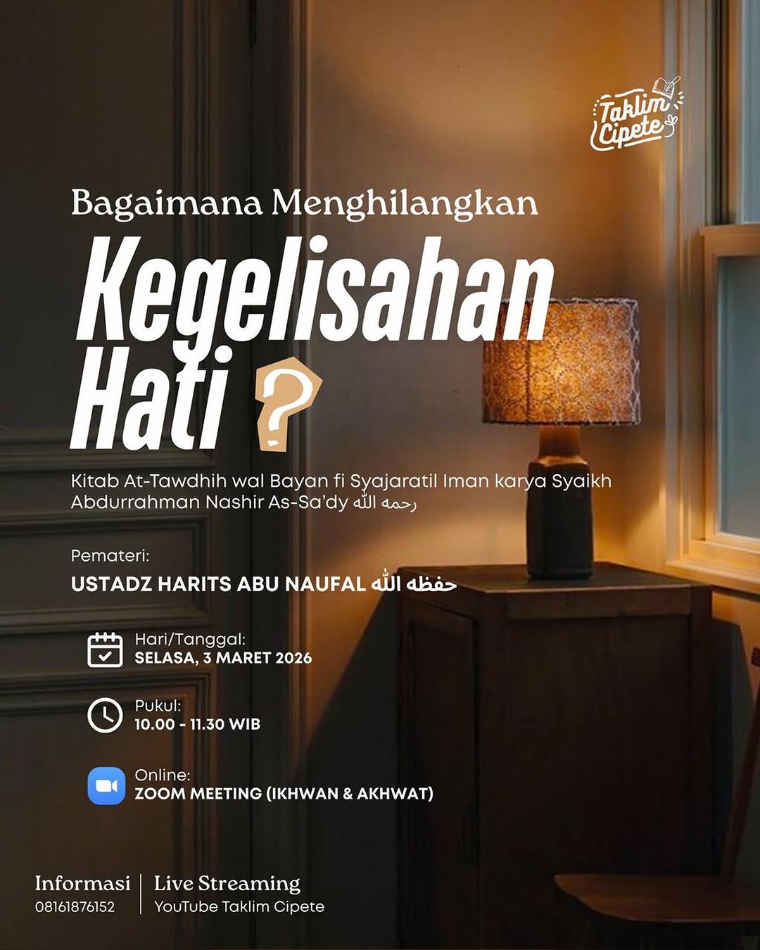 Bagaimana Menghilangkan Kegelisahan Hati?
