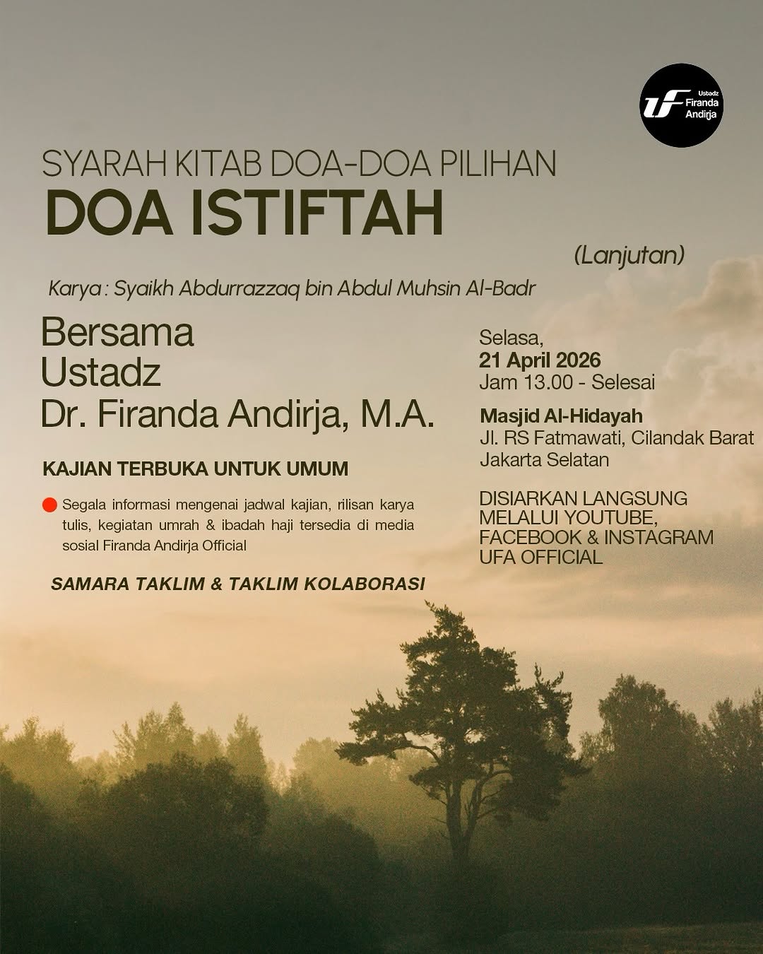 SYARAH KITAB DOA-DOA PILIHAN DOA ISTIFTAH