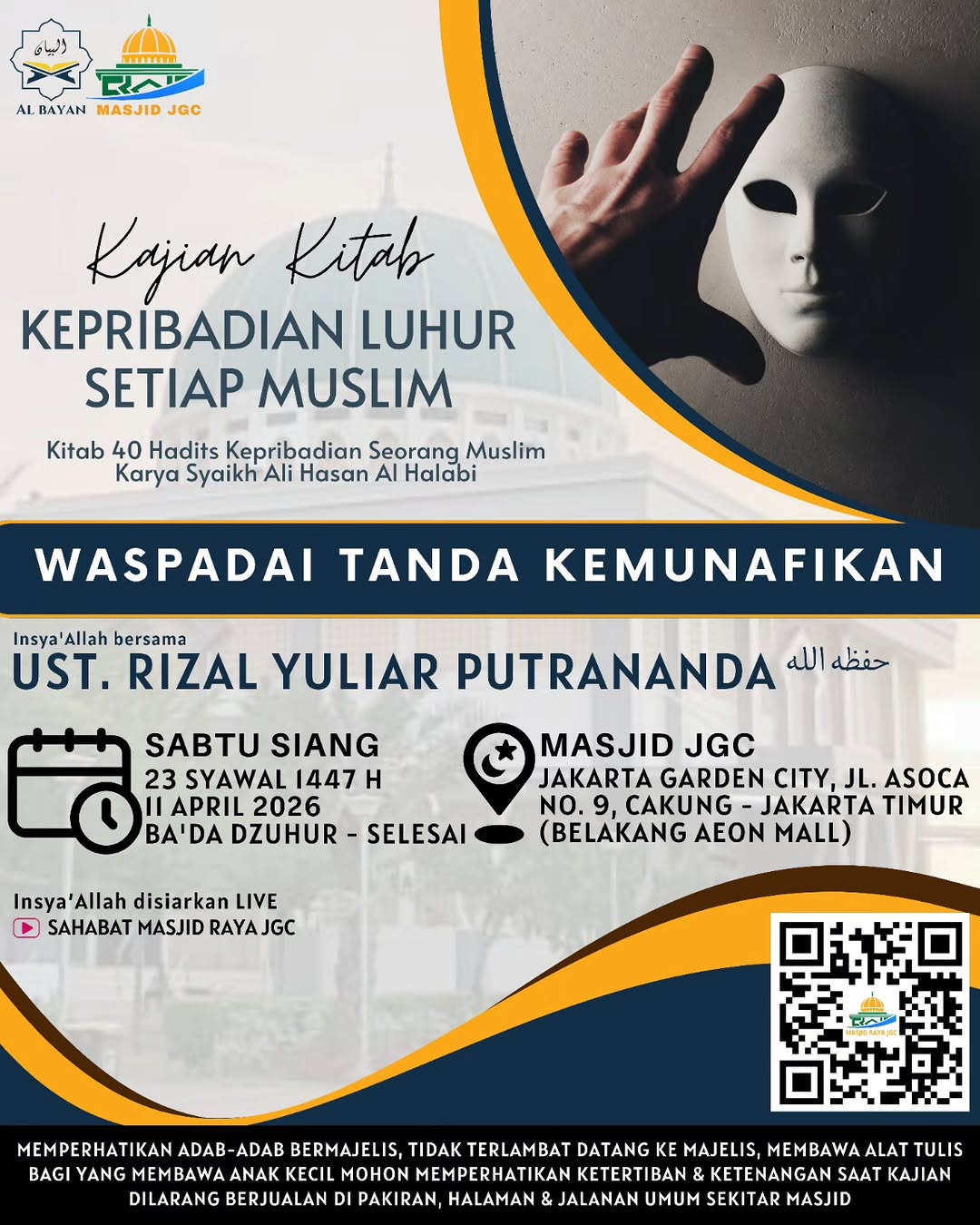 Kajian Kitab Kepribadian Luhur Setiap Muslim