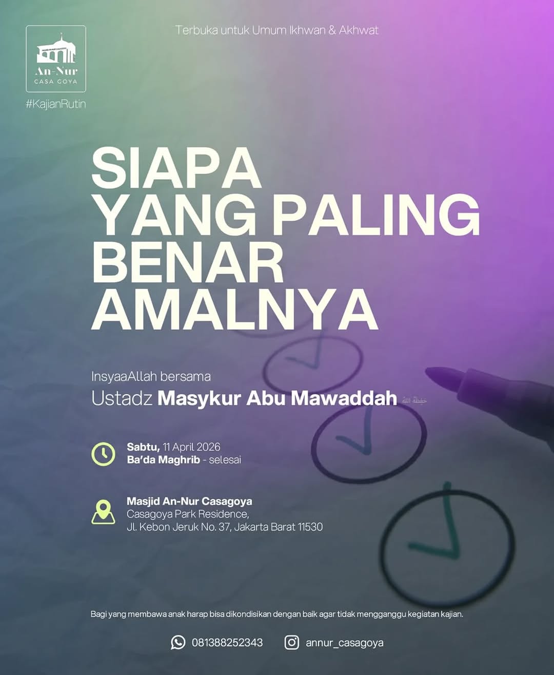 Siapa Yang Paling Benar Amalnya