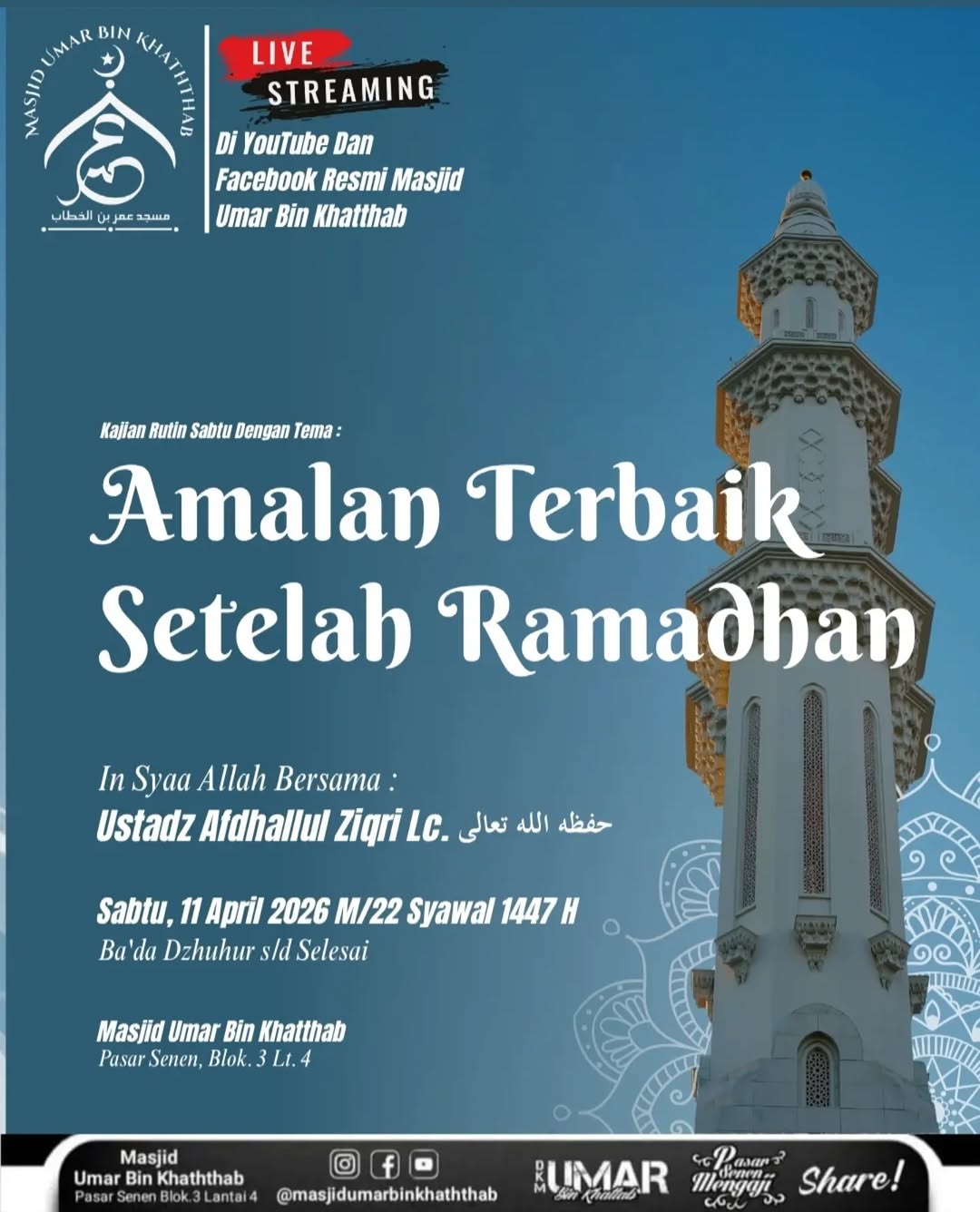 Amalan Terbaik Setelah Ramadhan