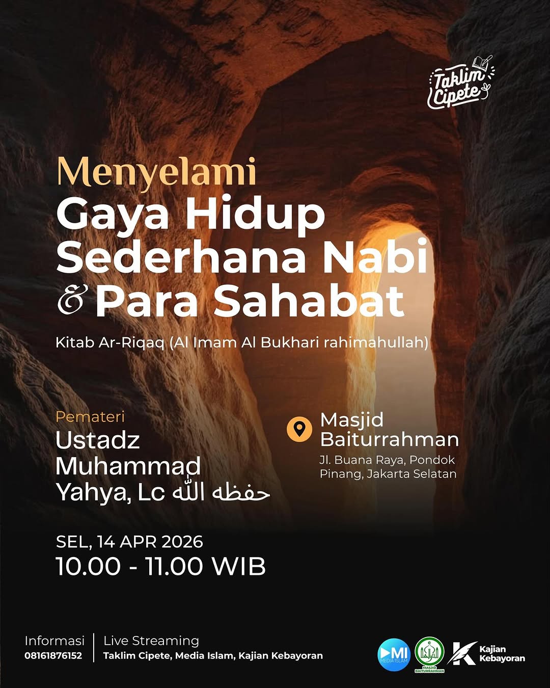 Menyelami Gaya Hidup Sederhana Nabi & Para Sahabat