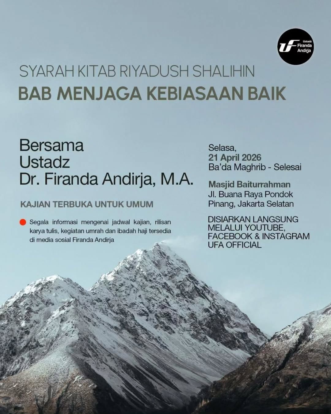 BAB MENJAGA KEBIASAAN BAIK