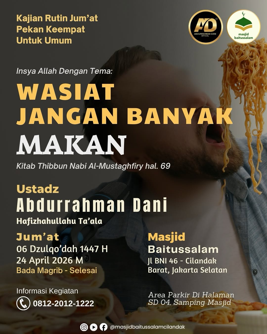 Kajian Rutin Jum'at Pekan Keempat Untuk Umum