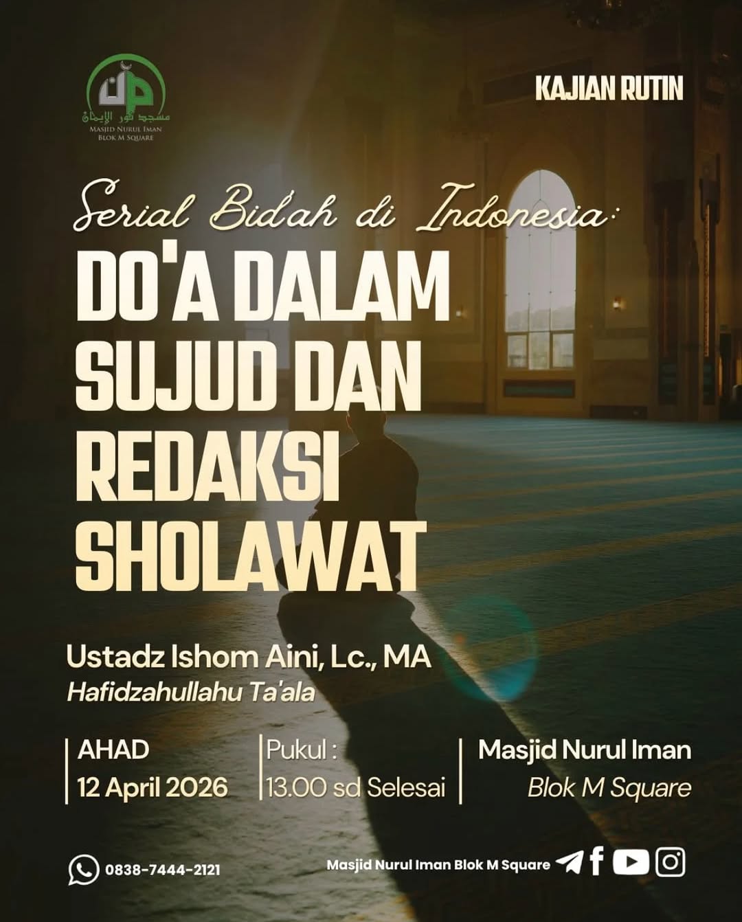 Do'a Dalam Sujud Dan Redaksi Sholawat