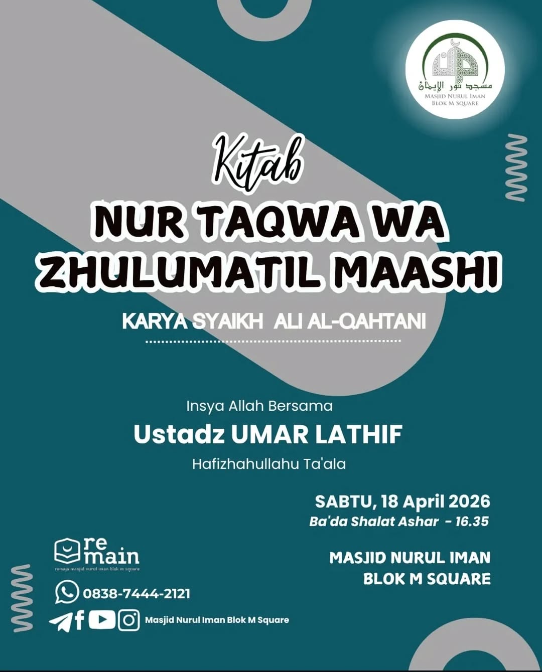 Belajar Kitab Nur Taqwa wa Zhulumatil Maashi