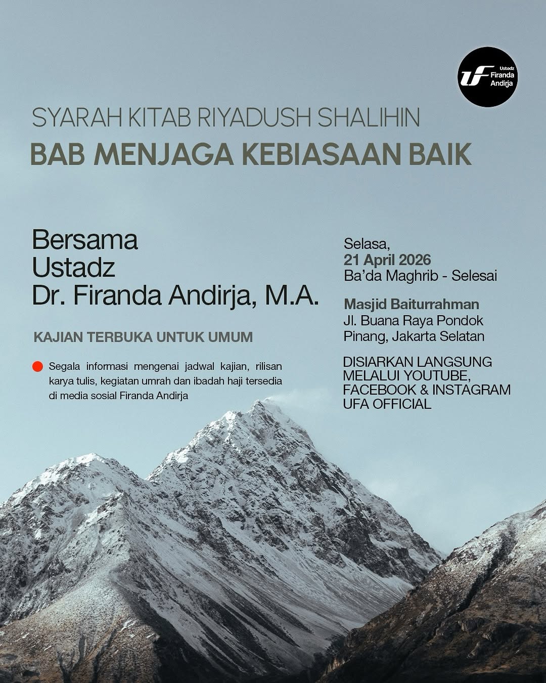 Syarah Kitab Riyadush Shalihin - Bab Menjaga Kebiasaan Baik