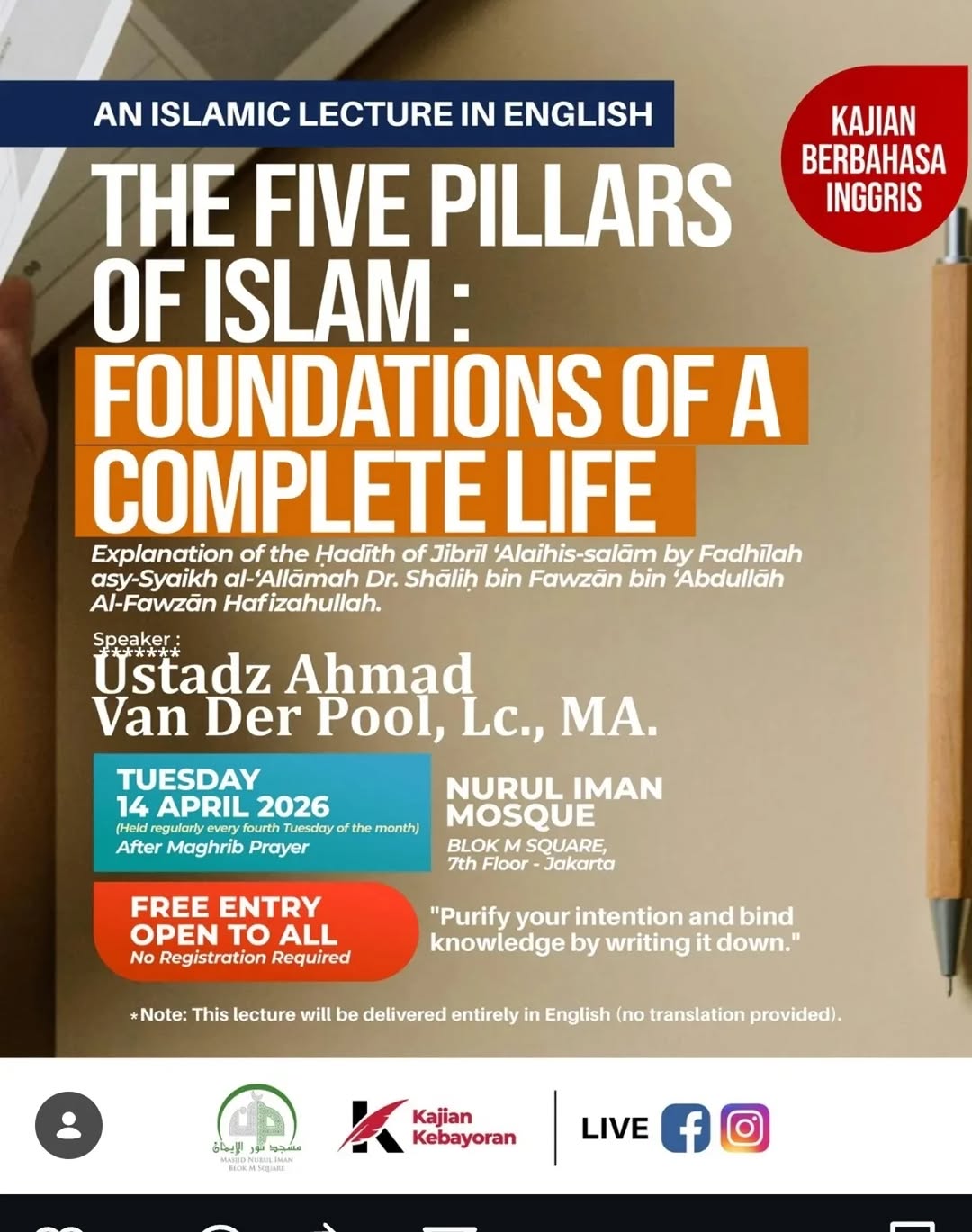 THE FIVE PILLARS OF ISLAM: FOUNDATIONS OF A COMPLETE LIFE