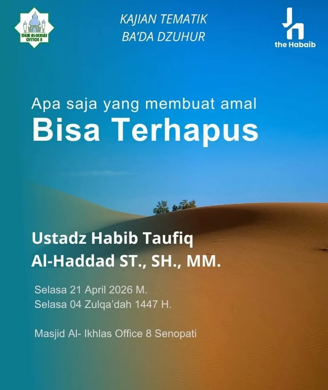 Apa saja yang membuat amal Bisa Terhapus