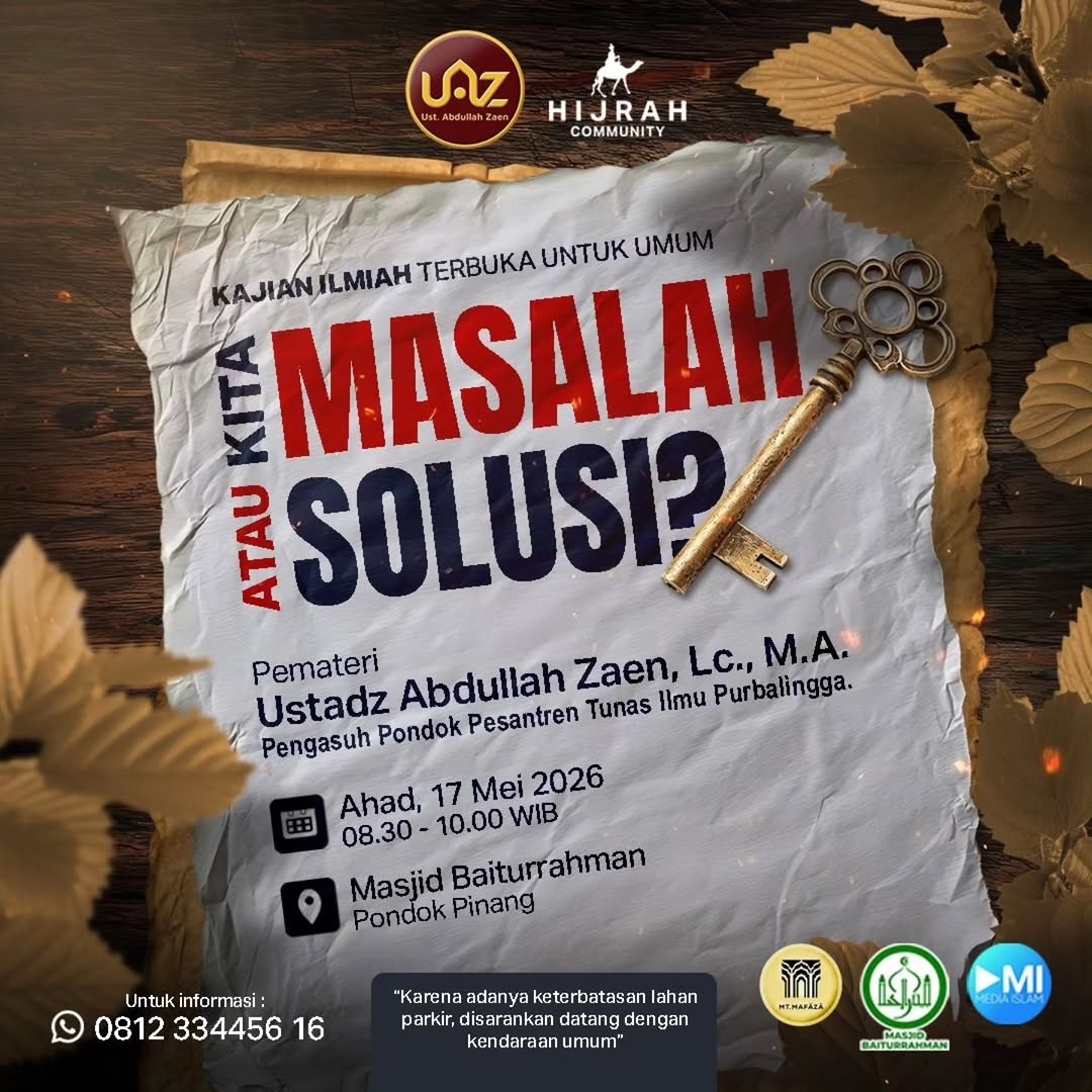 Kita Masalah atau Solusi?