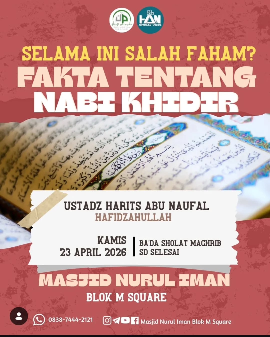 SELAMA INI SALAH FAHAM? FAKTA TENTANG NABI KHEDBR