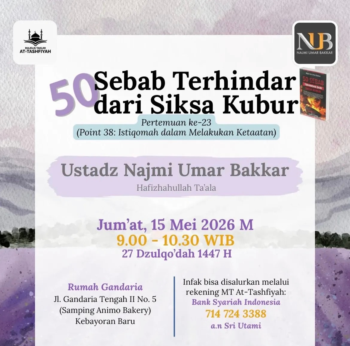 50 Sebab Terhindar dari Siksa Kubur