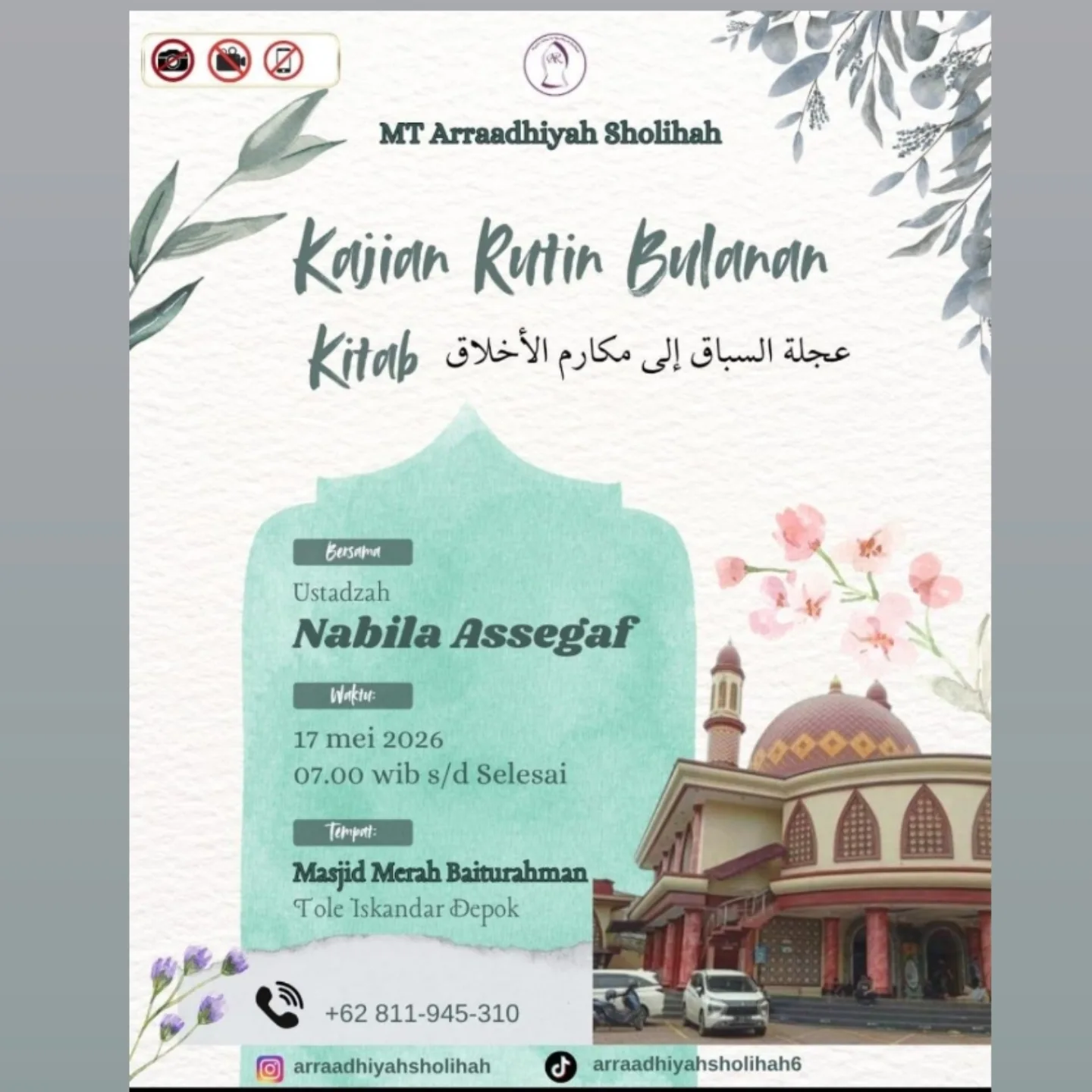 Kajian Rutin Bulanan Kitab