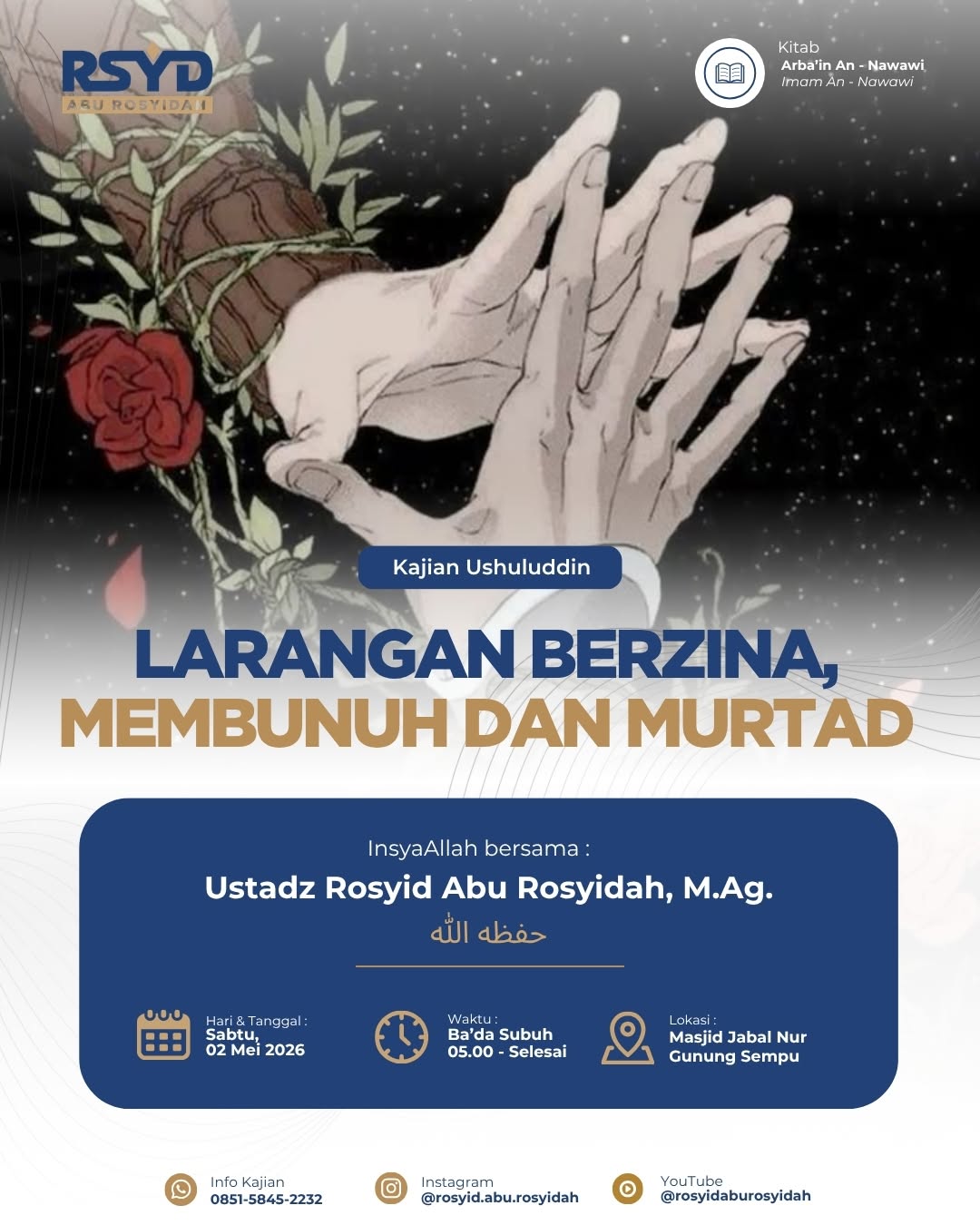 LARANGAN BERZINA, MEMBUNUH DAN MURTAD