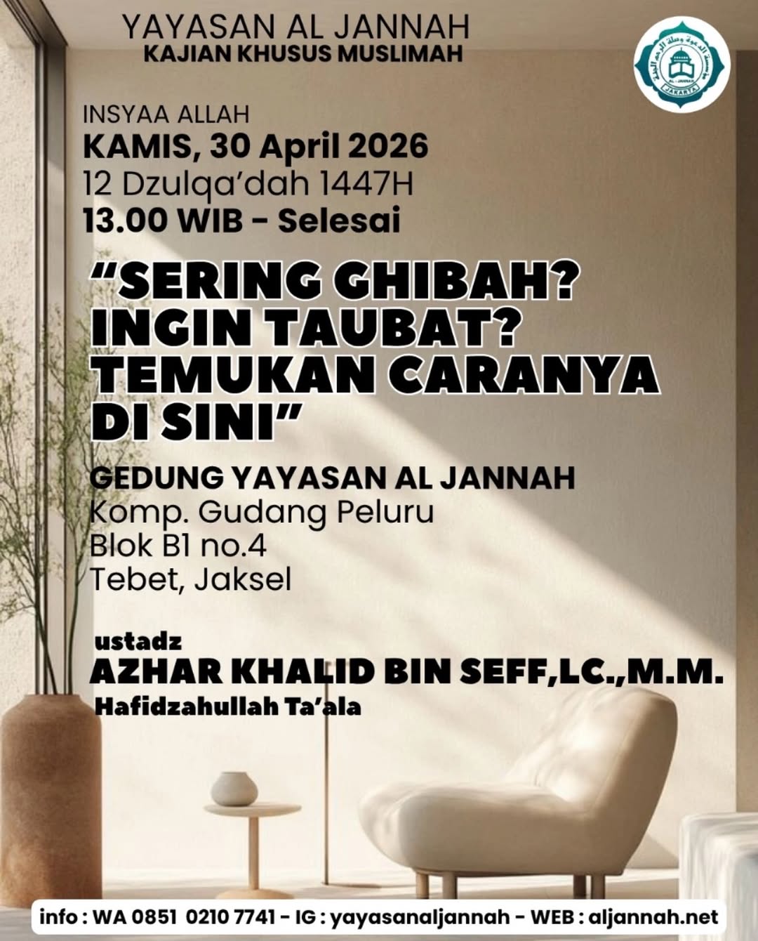 SERING GHIBAH? INGIN TAUBAT? TEMUKAN CARANYA DI SINI
