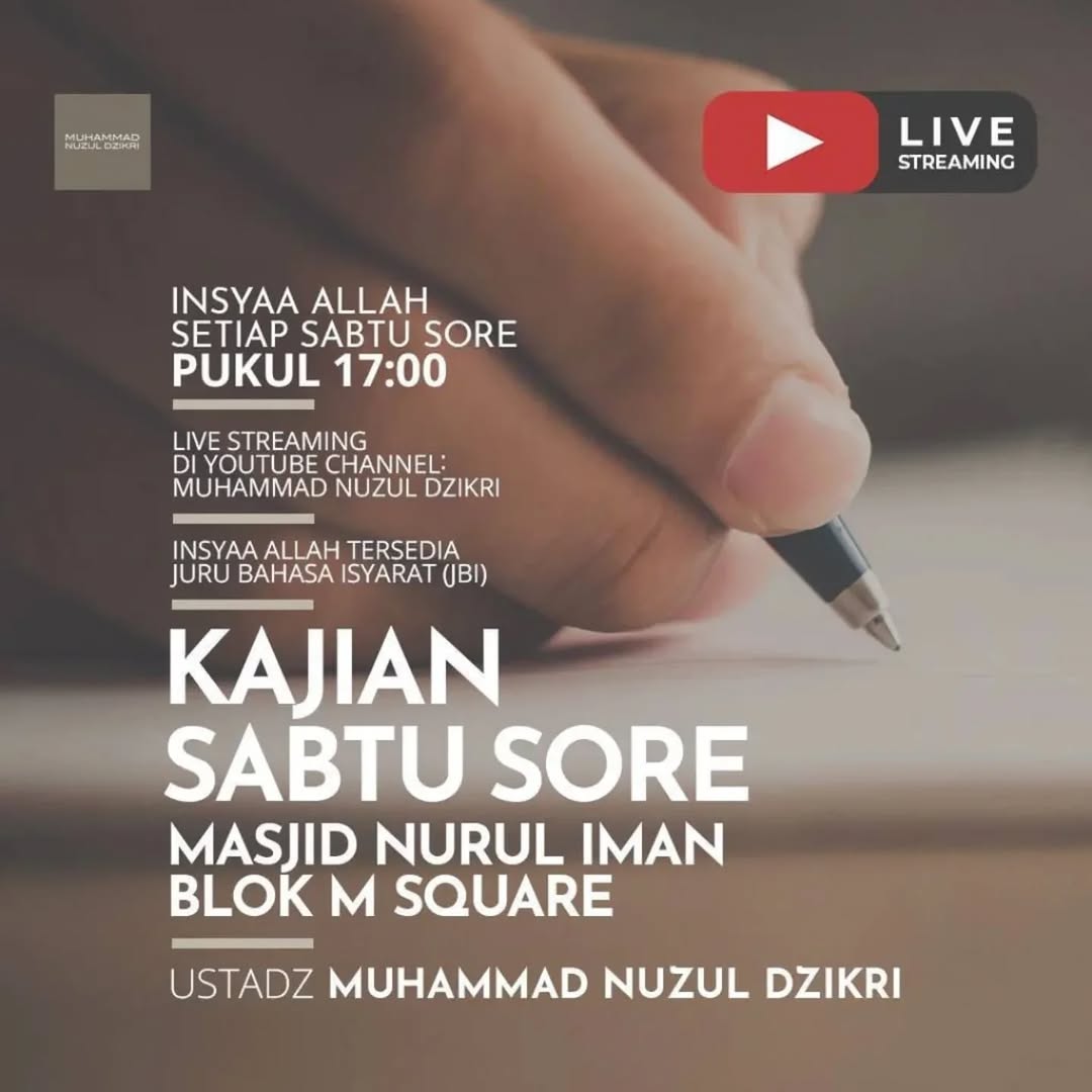 Kajian Sabtu Sore