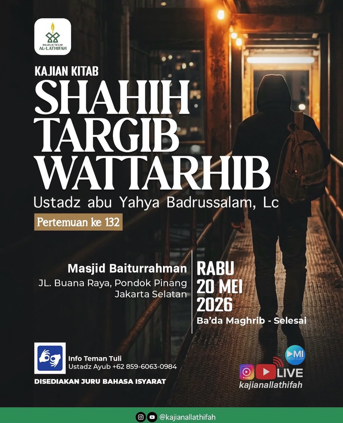 Kajian Kitab Shahih Targhib Wattarhib