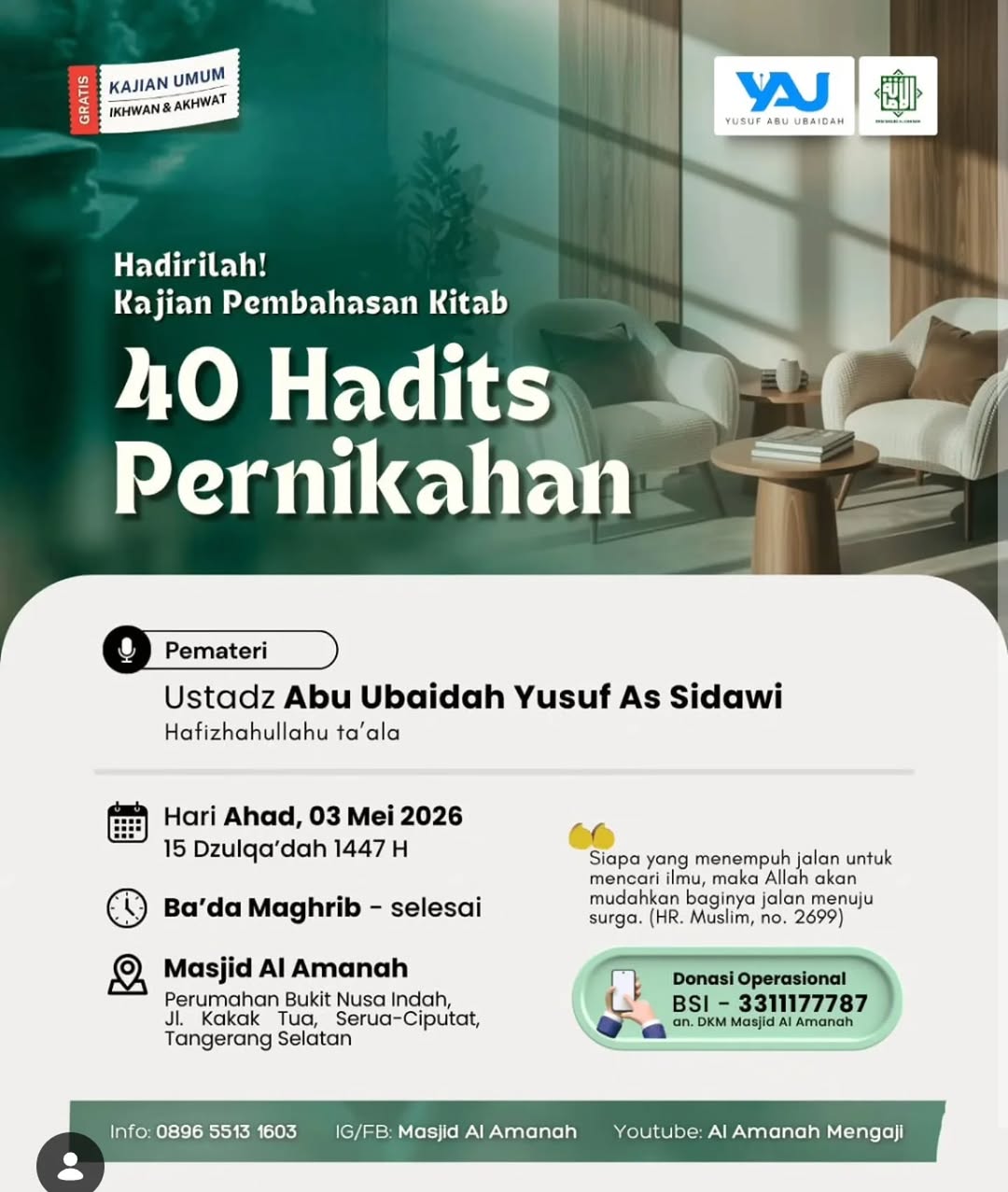40 Hadits Pernikahan