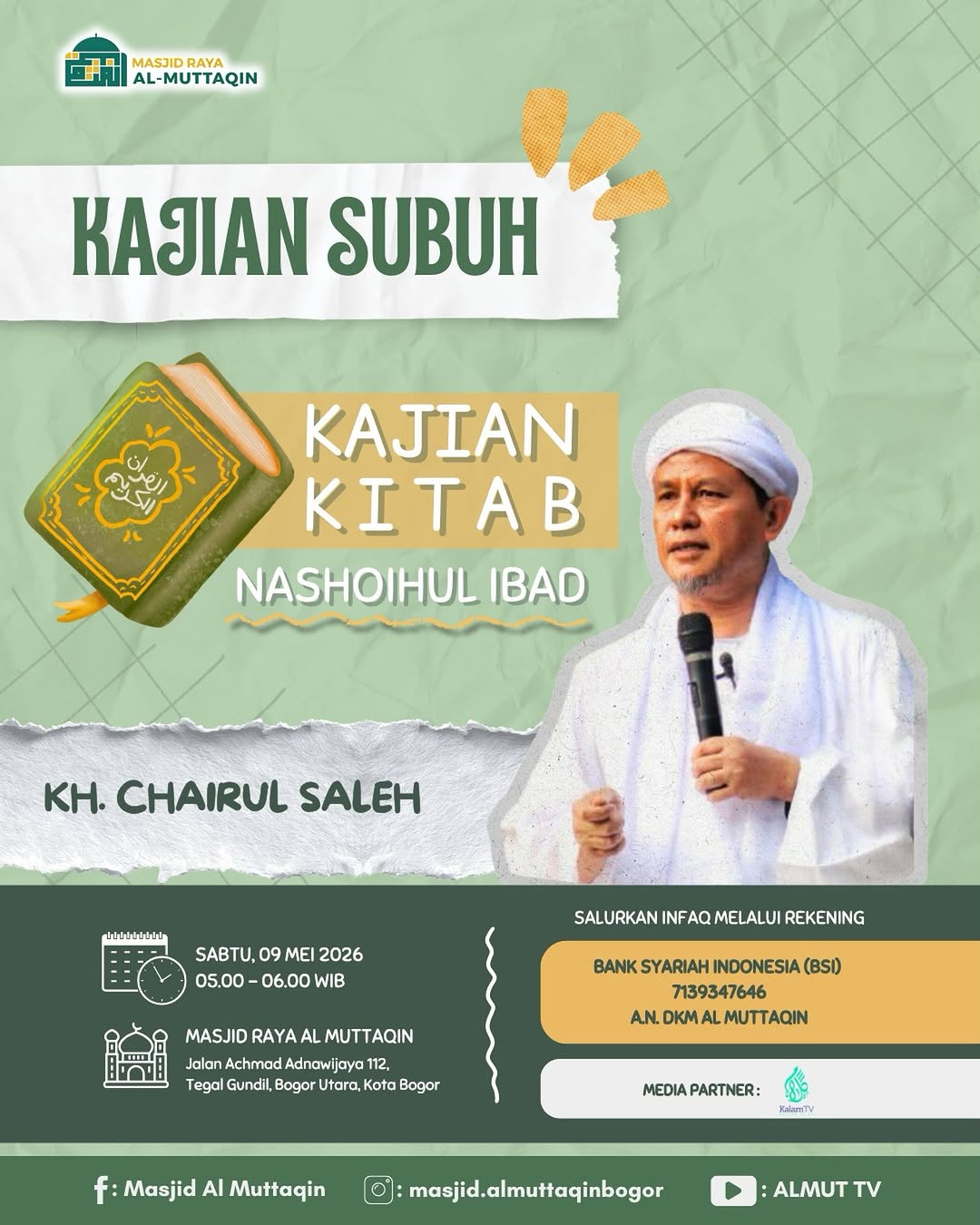 Kajian Kitab Nashoihul Ibad