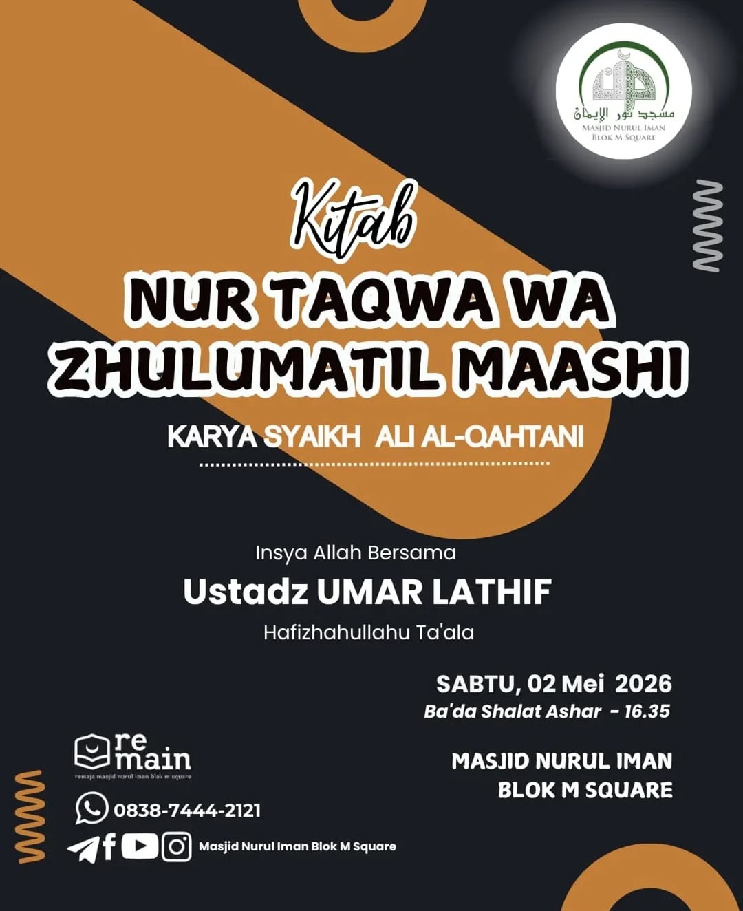 Kitab Nur Taqwa Wa Zhulumatil Maashi
