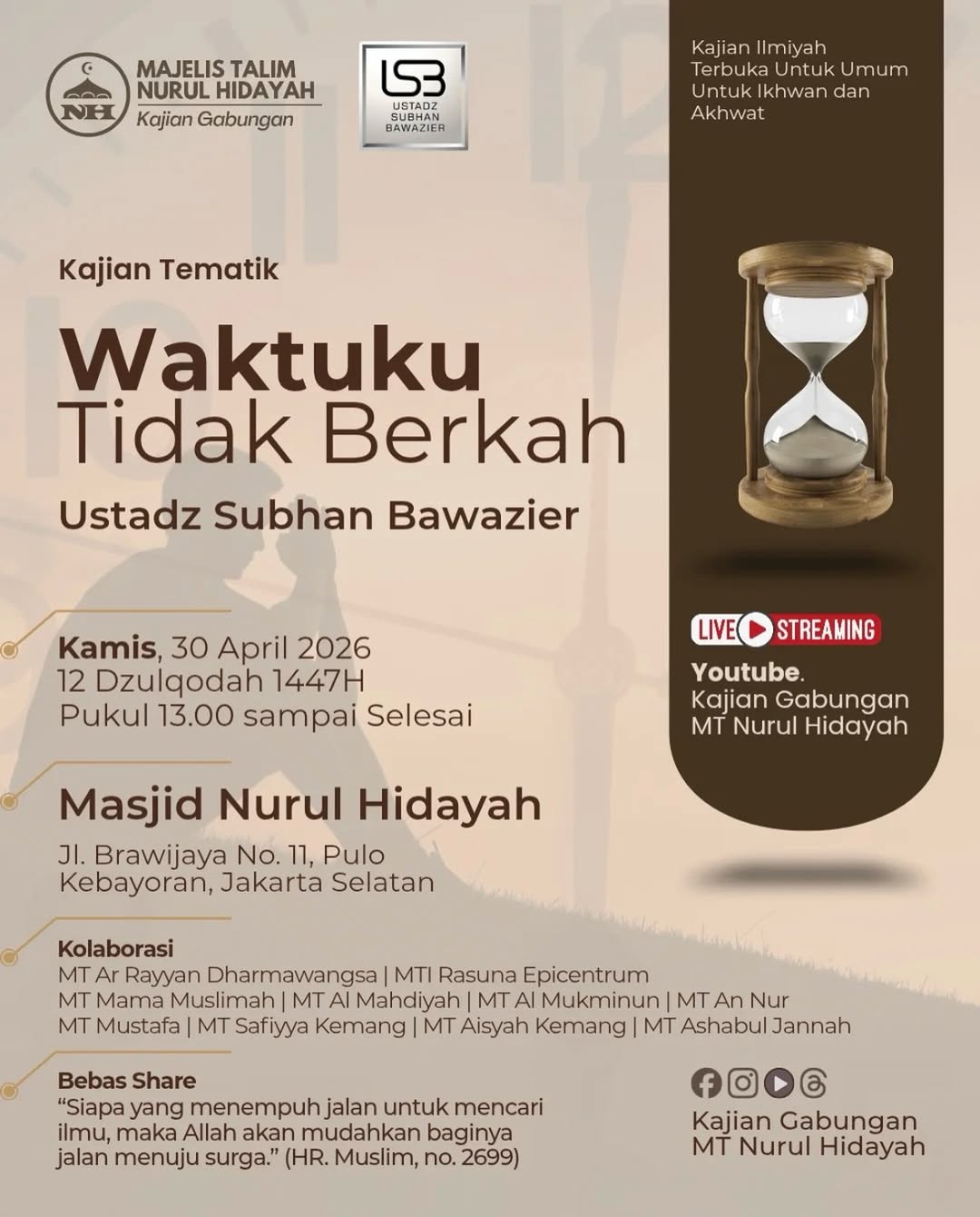 Waktuku Tidak Berkah