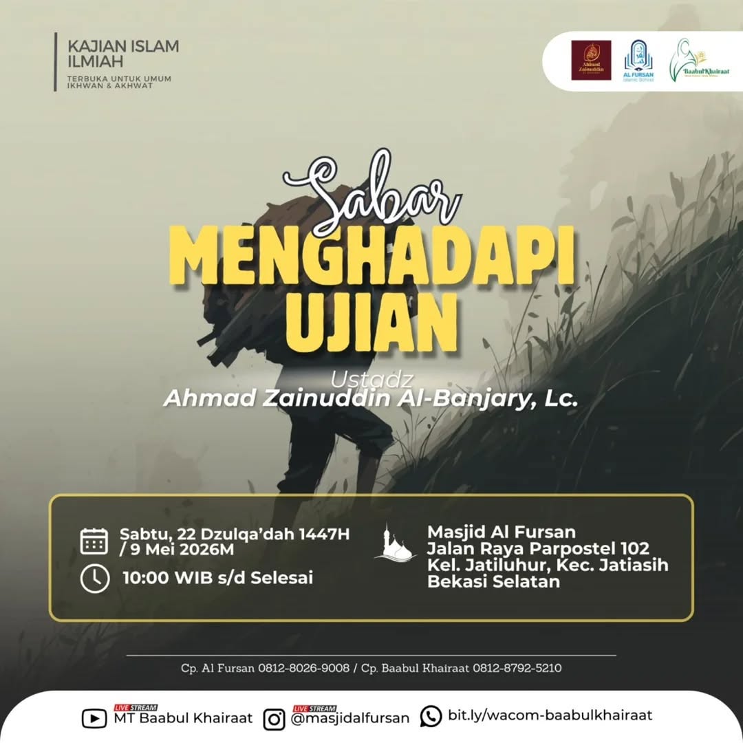 Sabar Menghadapi Ujian