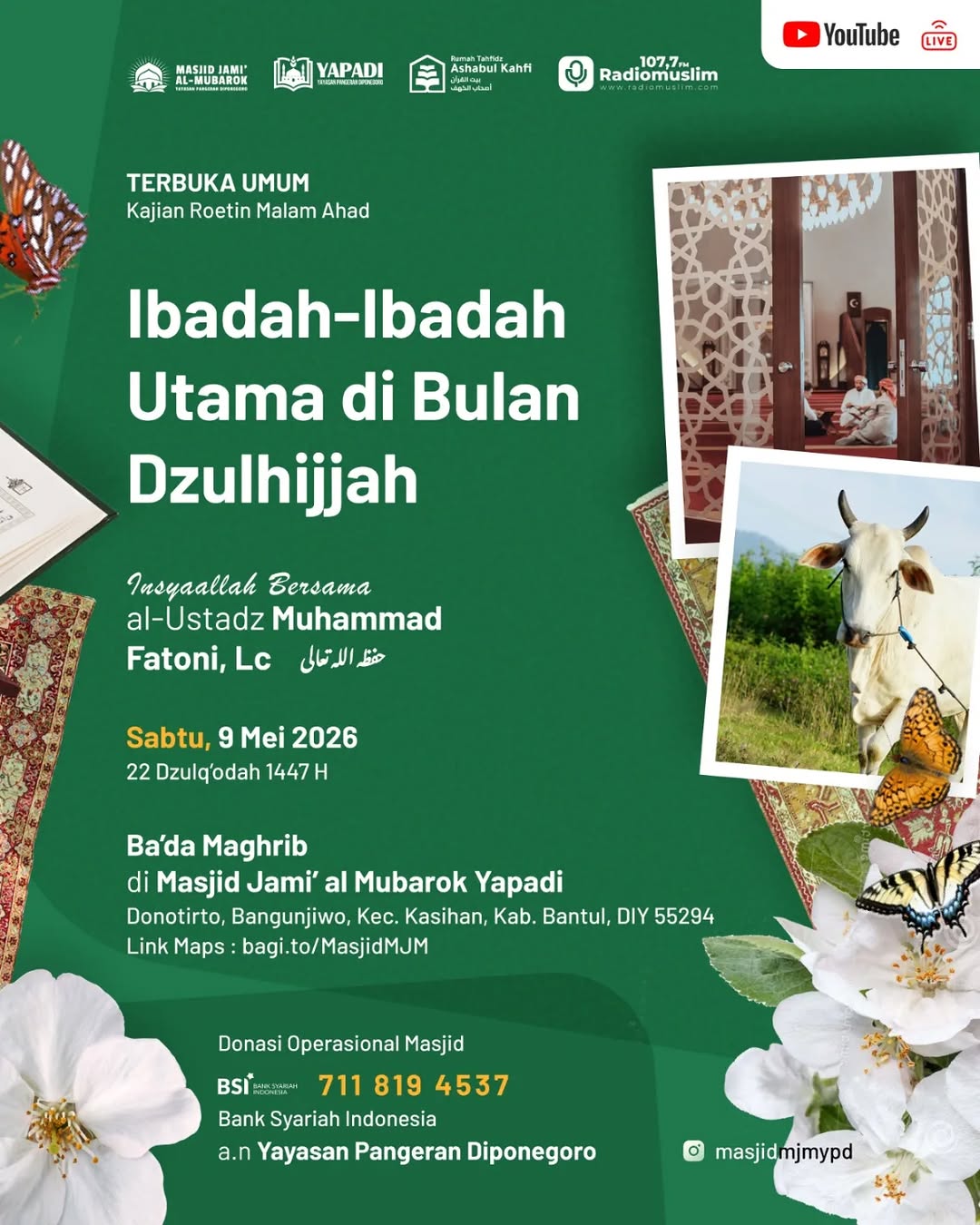 Ibadah-Ibadah Utama di Bulan Dzulhijjah