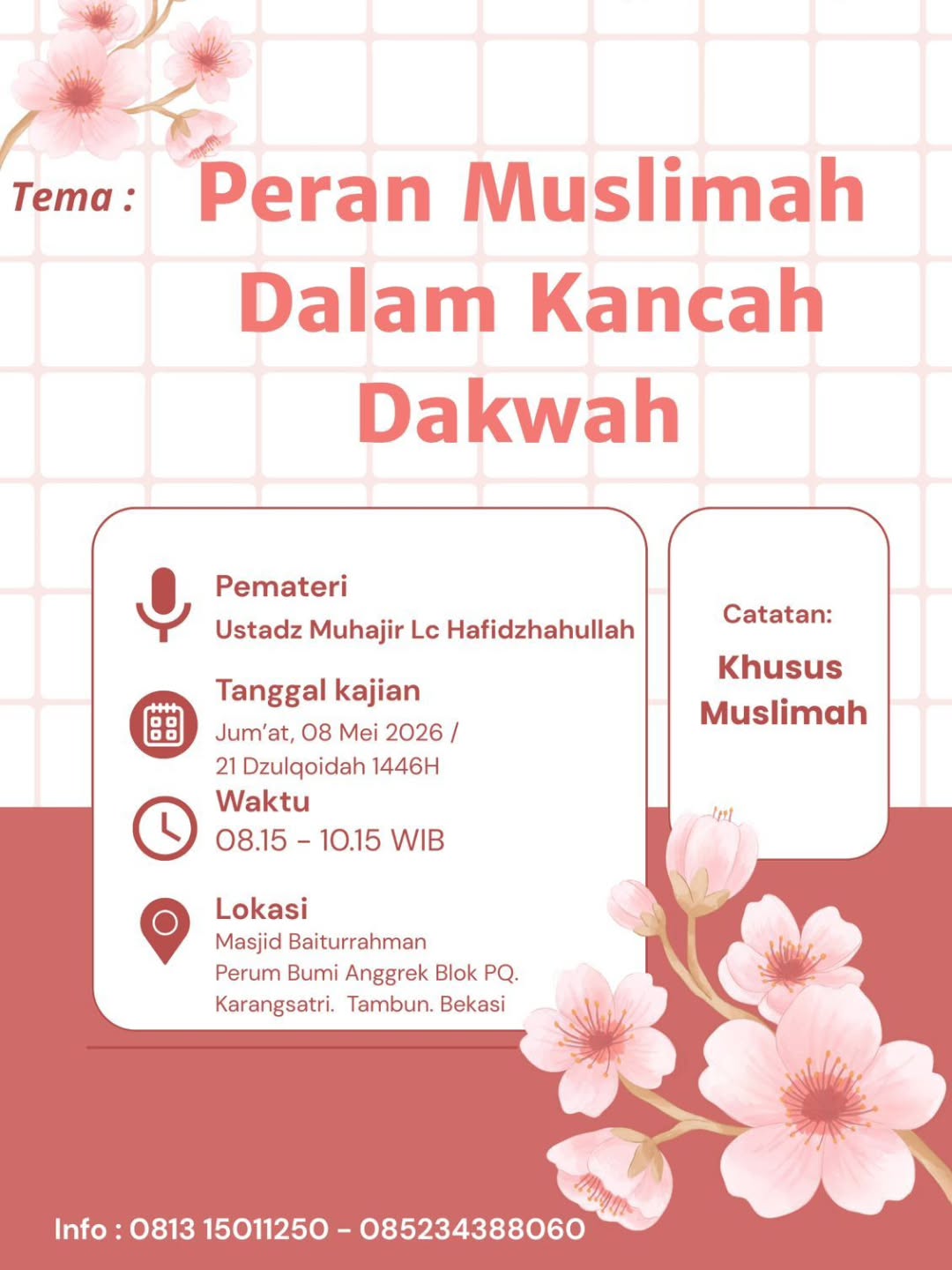 Peran Muslimah Dalam Kanch Dakwah