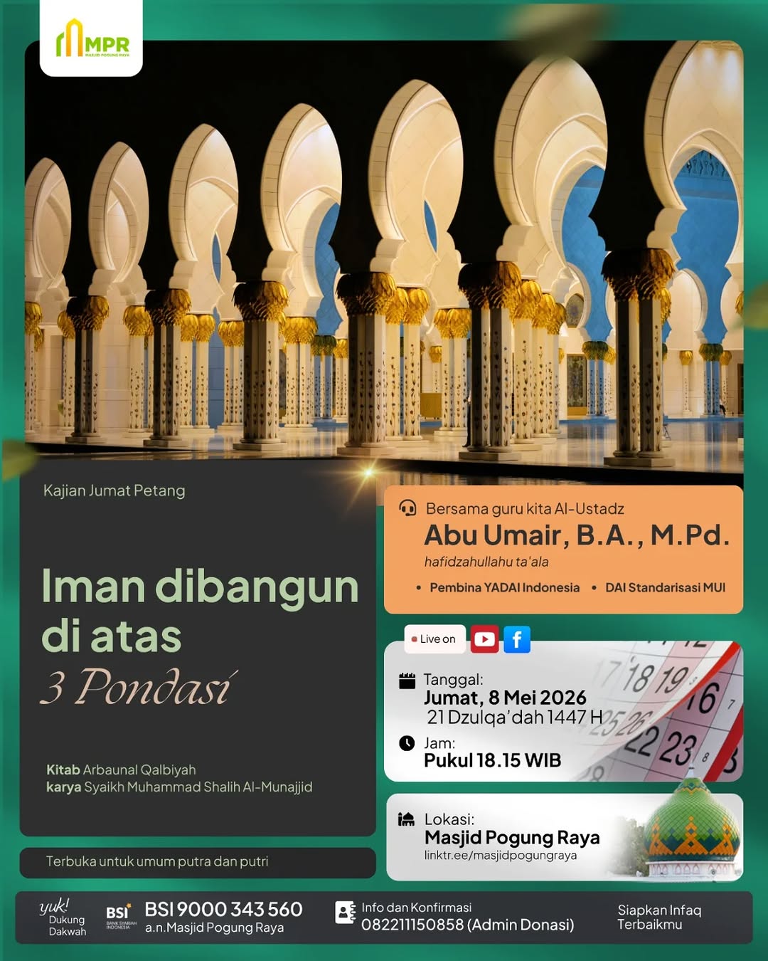Iman dibangun di atas 3 Pondasi