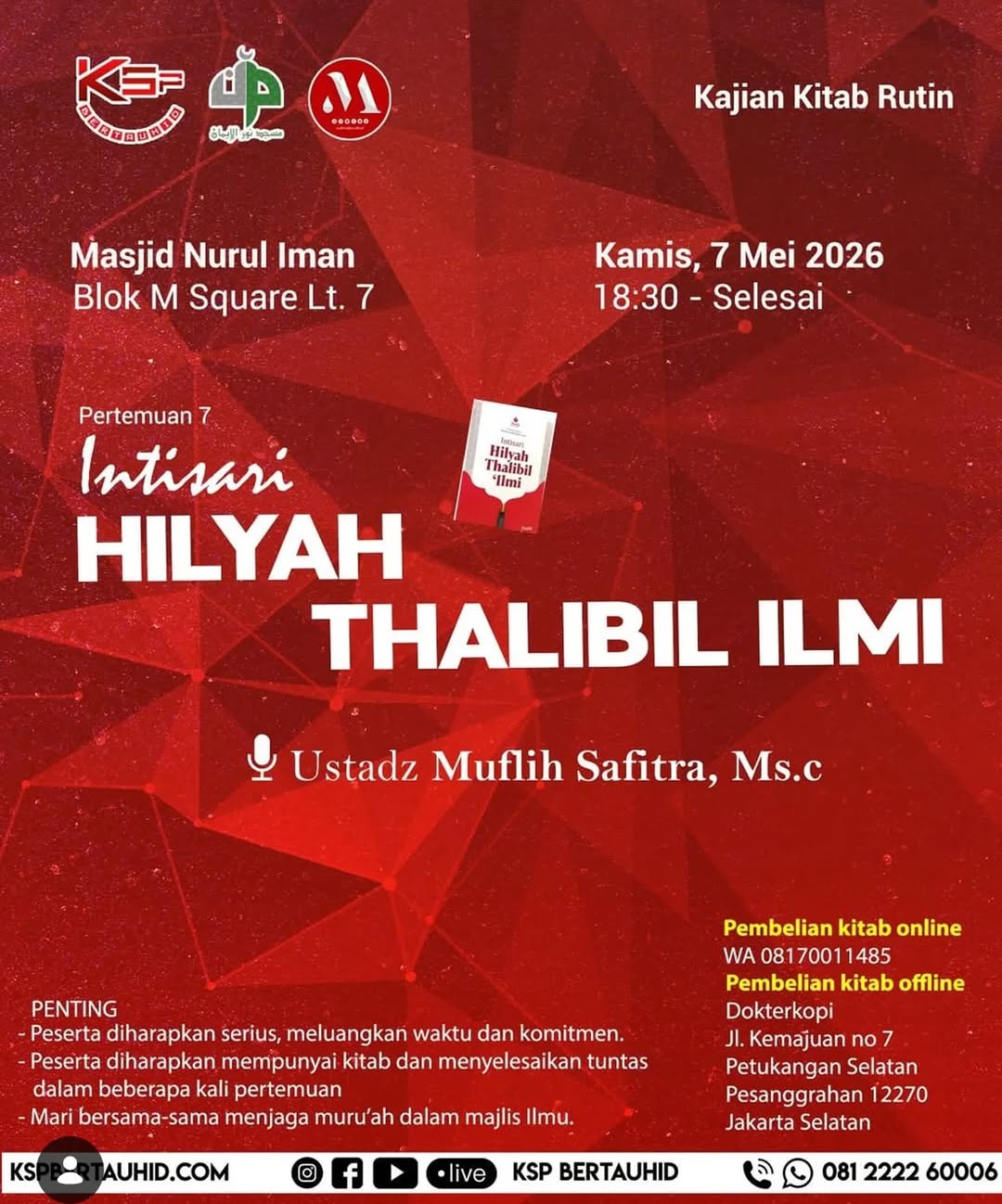Intisari Hilyah Thalibil Ilmi