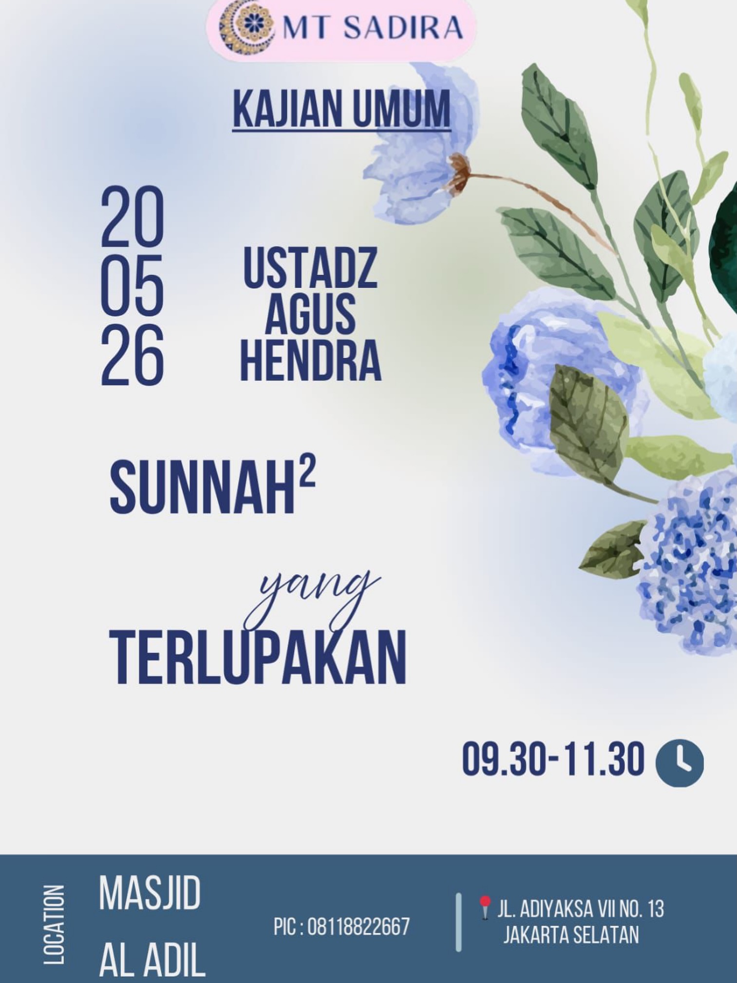 KAJIAN UMUM MT SADIRA