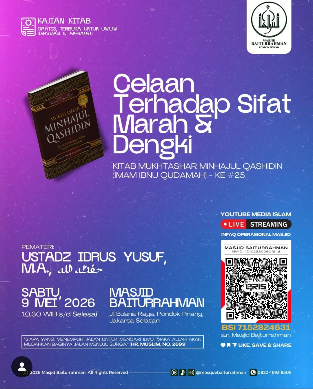 Celan Terhadap Sifat Marah & Dengki