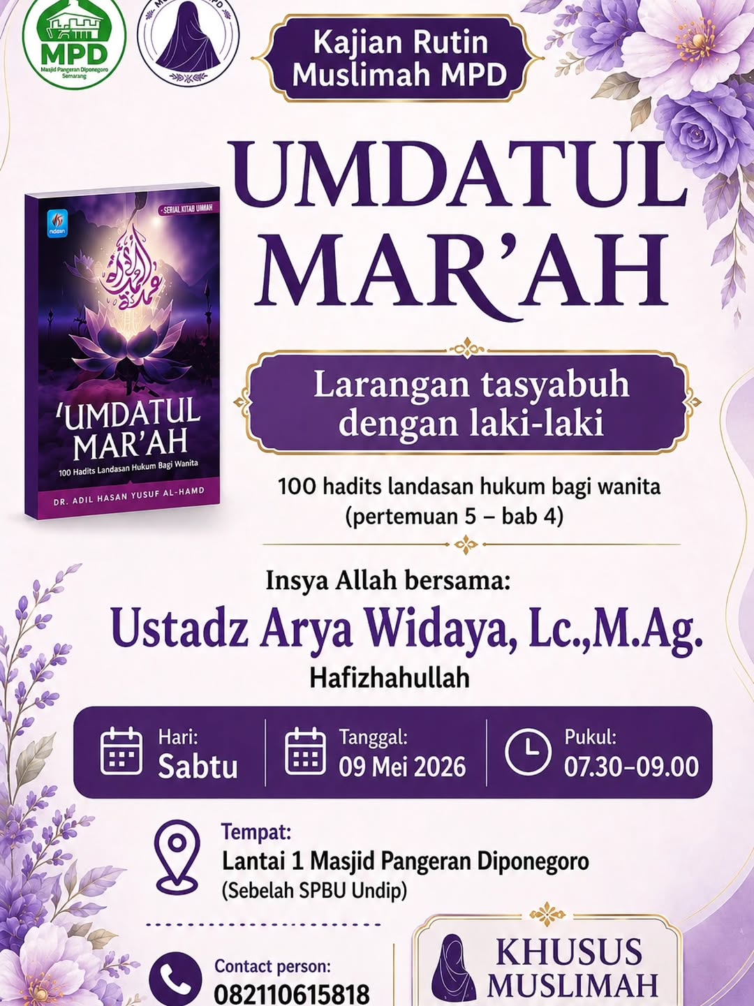 Larangan tasyabuh dengan laki-laki
