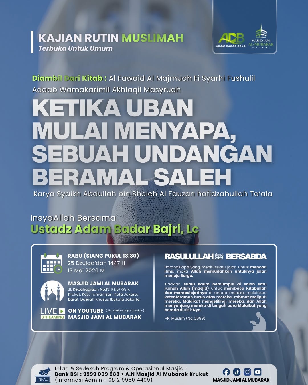 Ketika Uban Mulai Menyapa, Sebuah Undangan Beramal Saleh