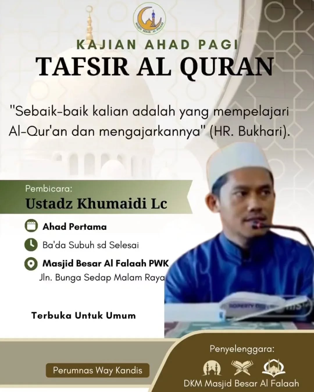 Kajian Ahad Pagi Tafsir Al Quran