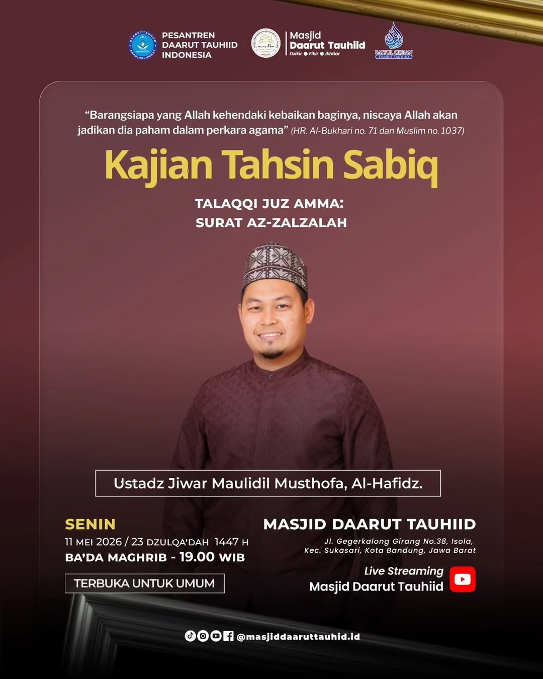 Kajian Tahsin Sabiq