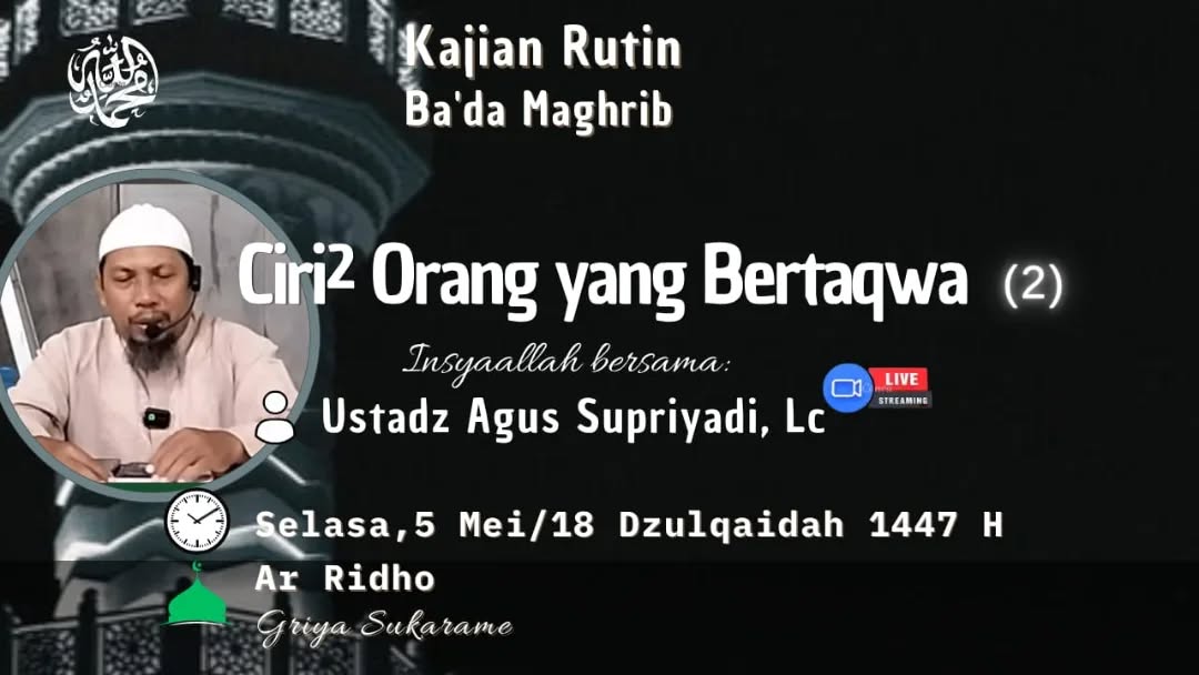 Kajian Rutin Ba'da Maghrib