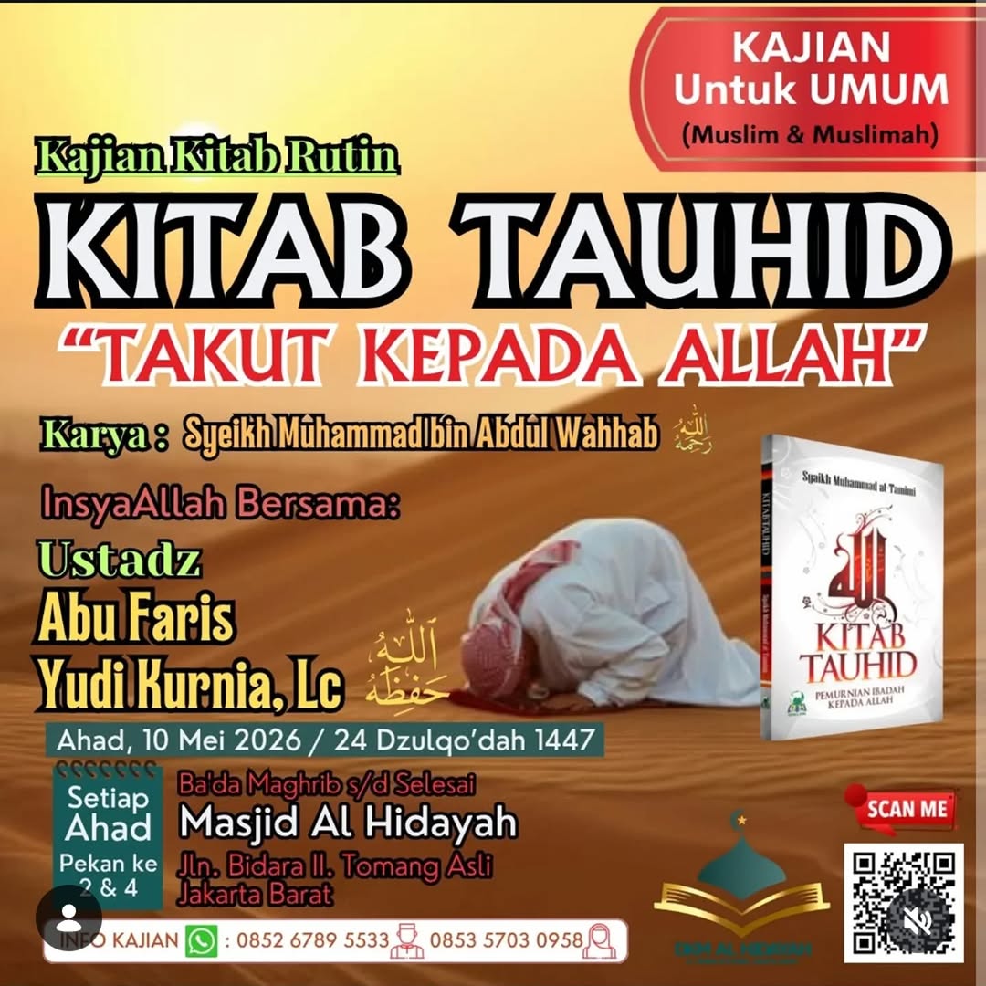 KITAB TAUHID - TAKUT KEPADA ALLAH