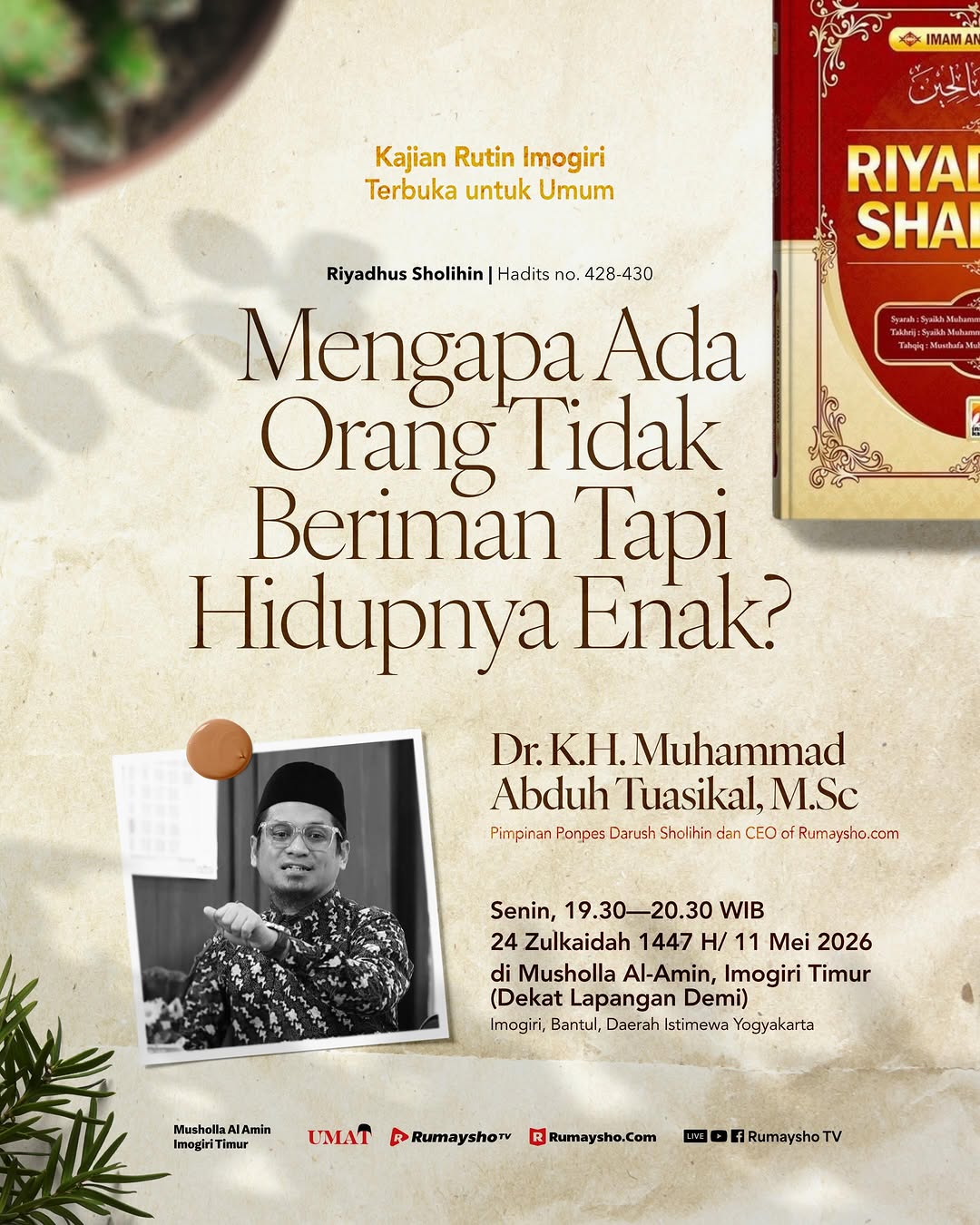 Mengapa Ada Orang Tidak Beriman Tapi Hidupnya Enak?
