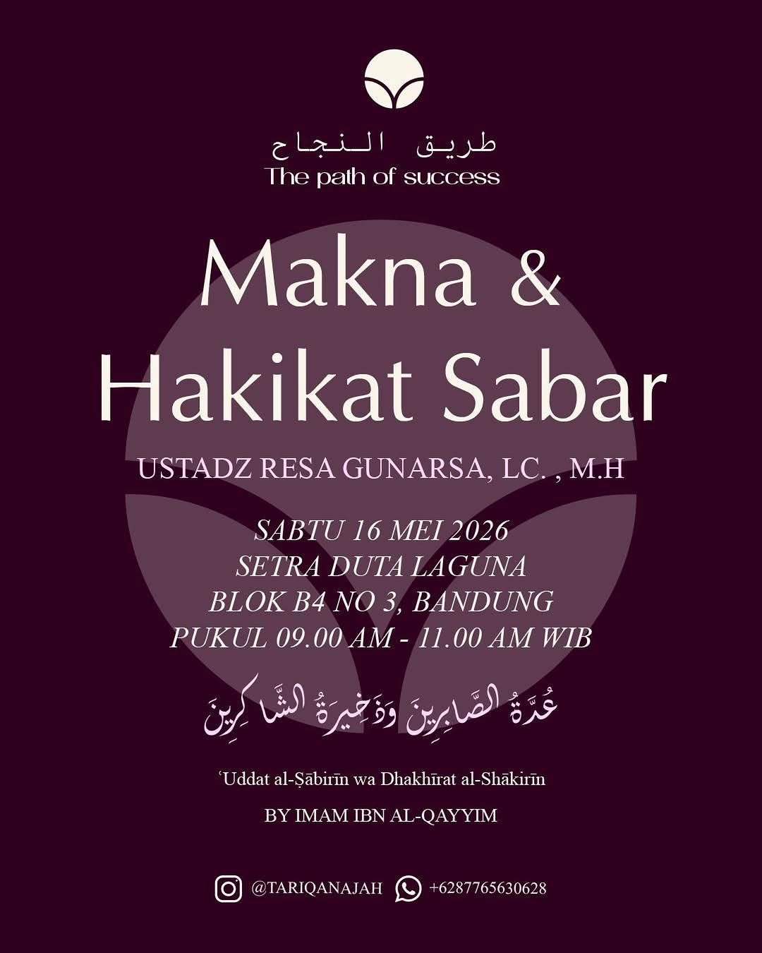 Makna & Hakikat Sabar