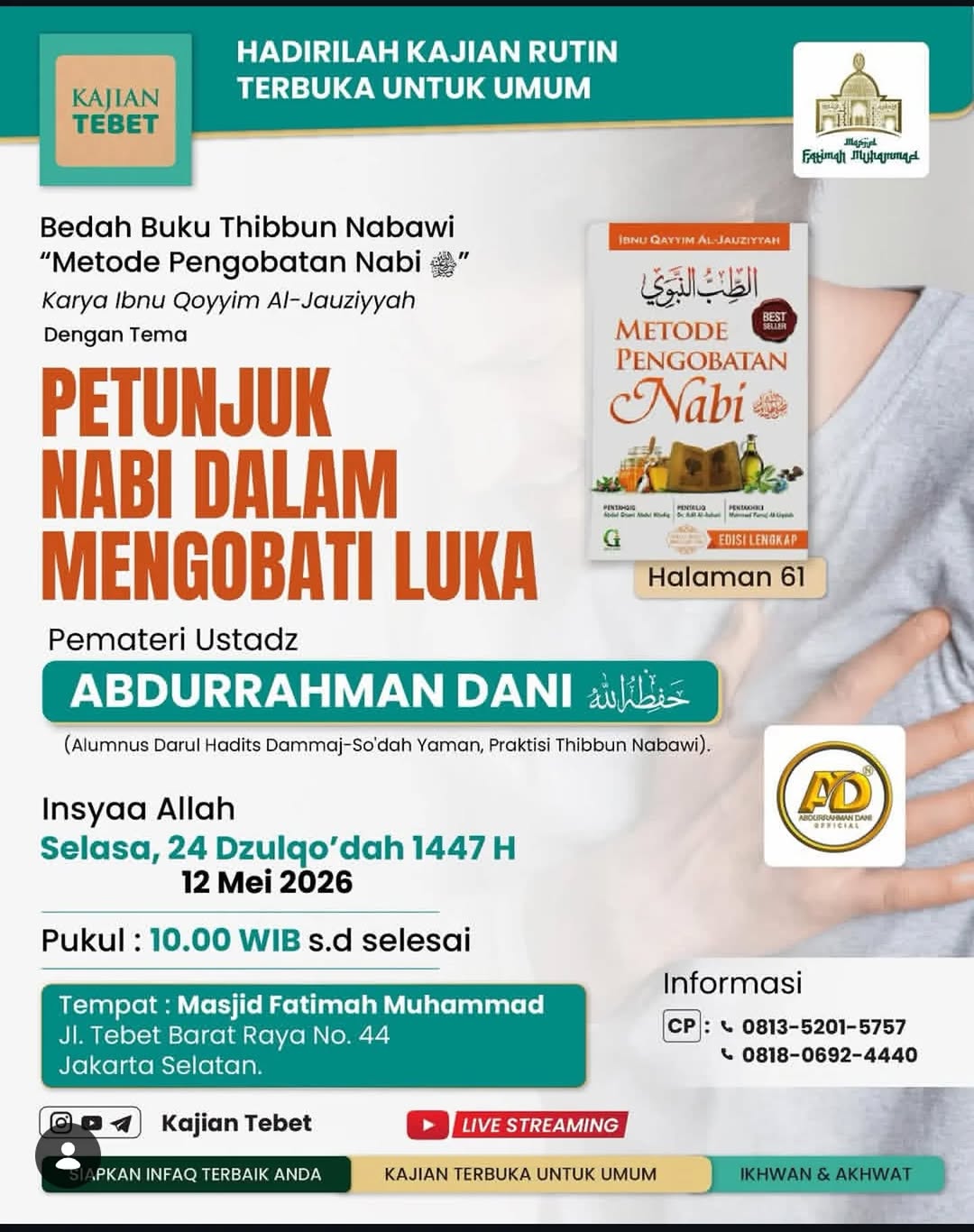 Bedah Buku Thibun Nabawi: Metode Pengobatan Nabi