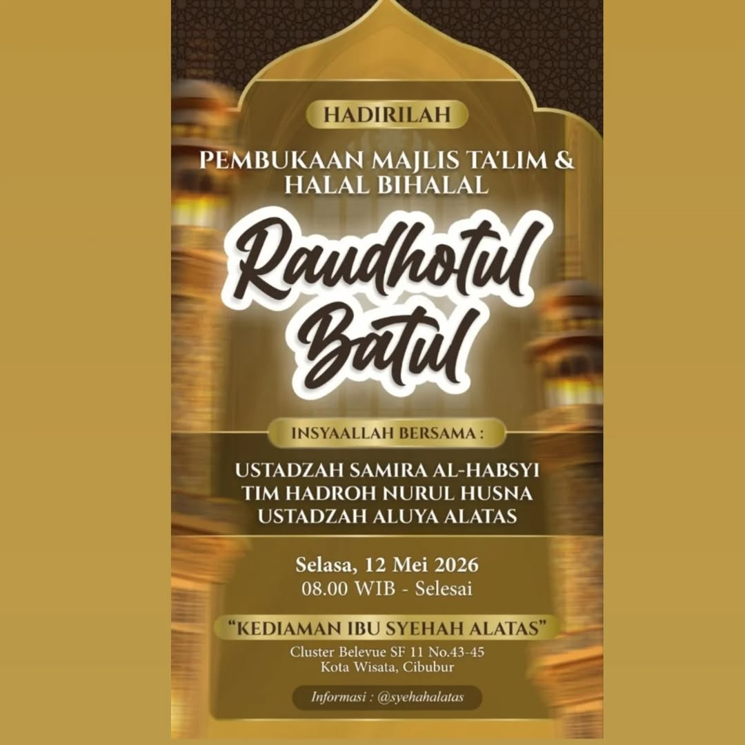 Pembukaan Majlis Ta'lim & Halal Bi Halal