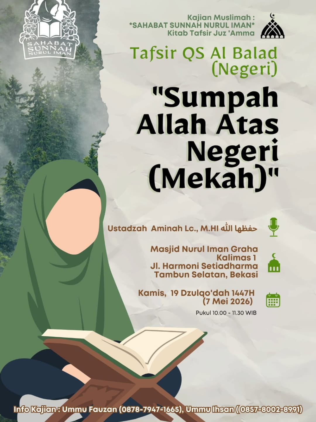 Tafsir QS Al Balad (Negeri) "Sumpah Allah Atas Negeri (Mekah)"