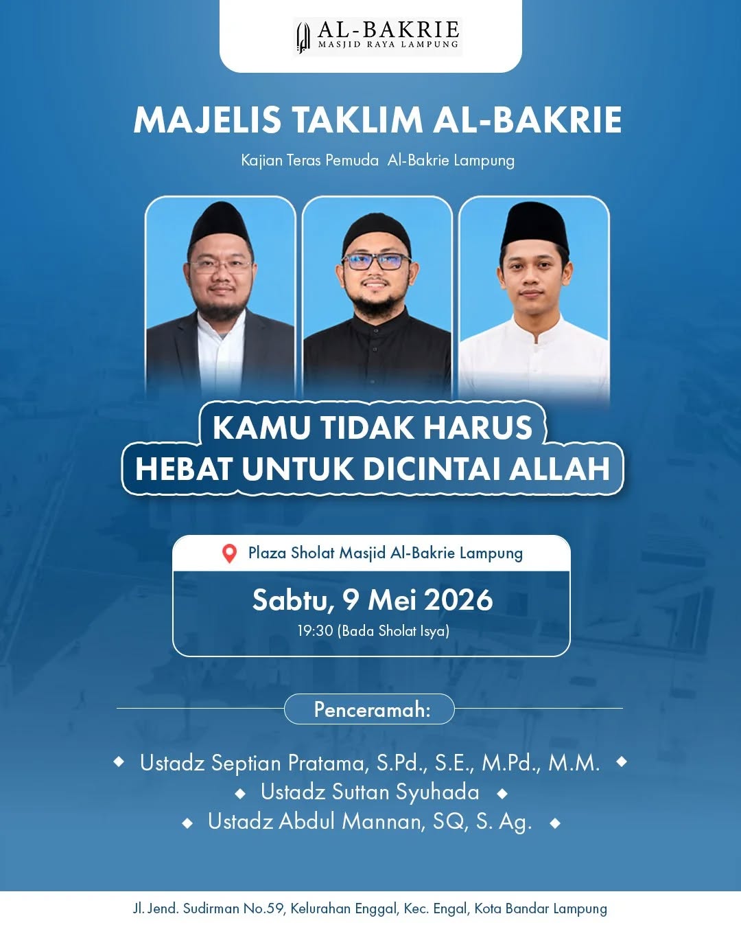KAMU TIDAK HARUS HEBAT UNTUK DICINTAI ALLAH