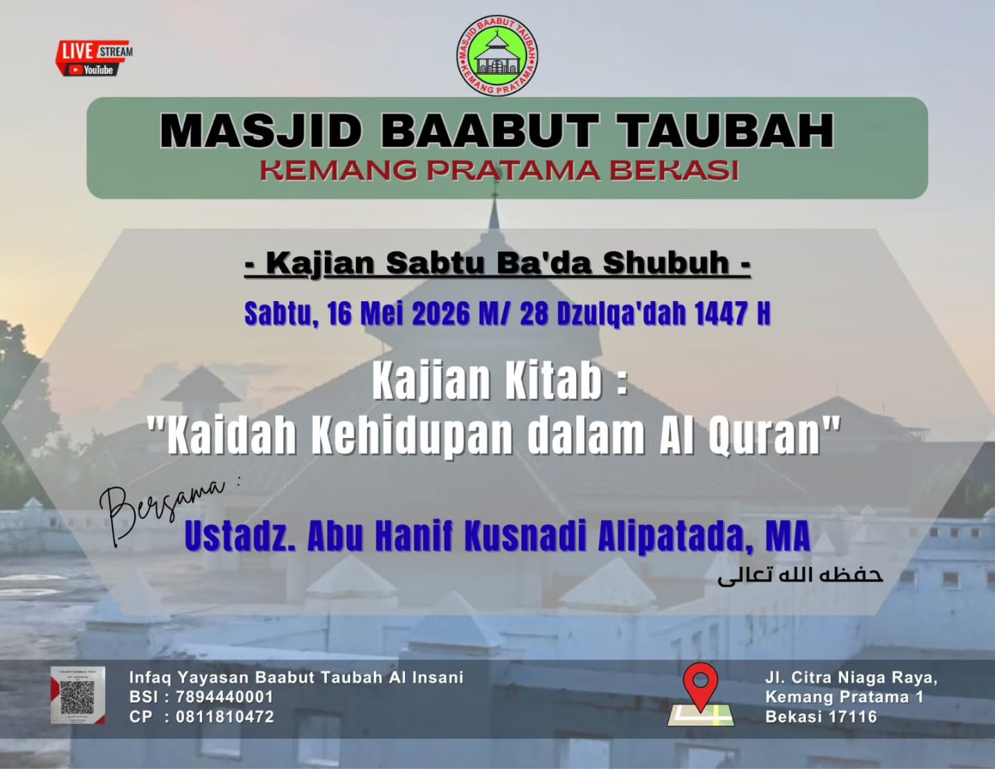 Kajian Sabtu Ba'da Shubuh