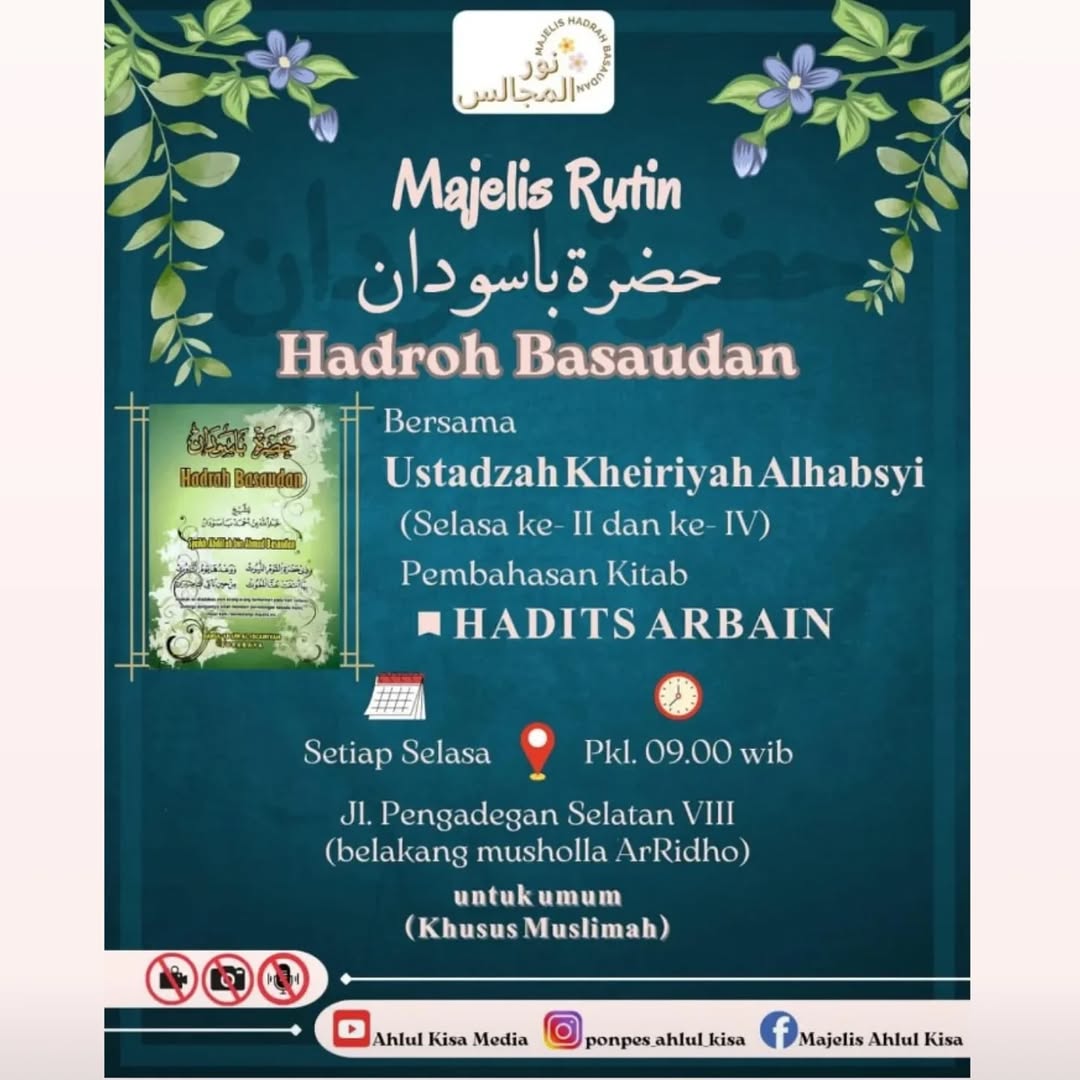 Majelis Rutin Hadroh Basaudan