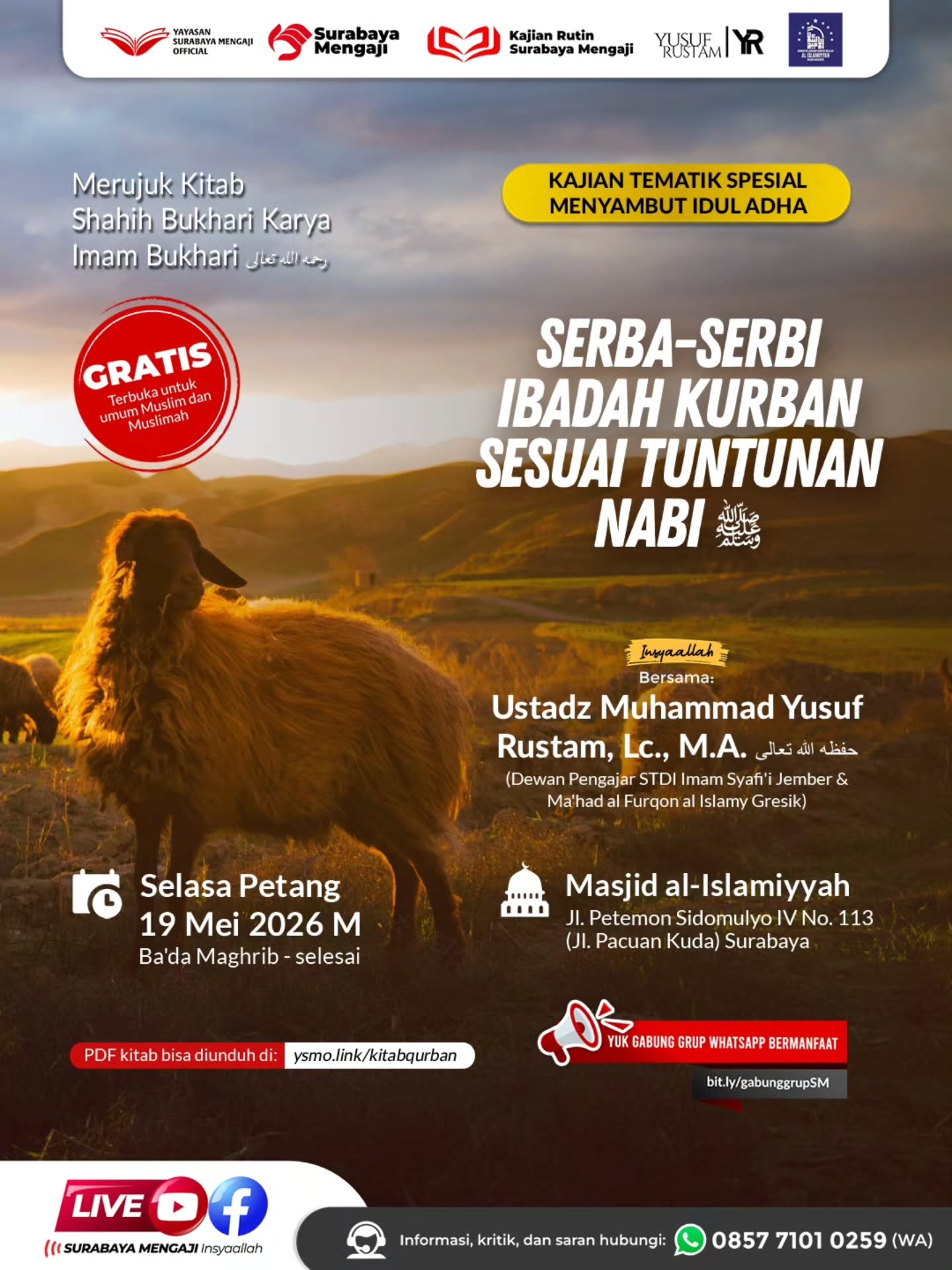 KAJIAN TEMATIK SPESIAL MENYAMBUT IDUL ADHA