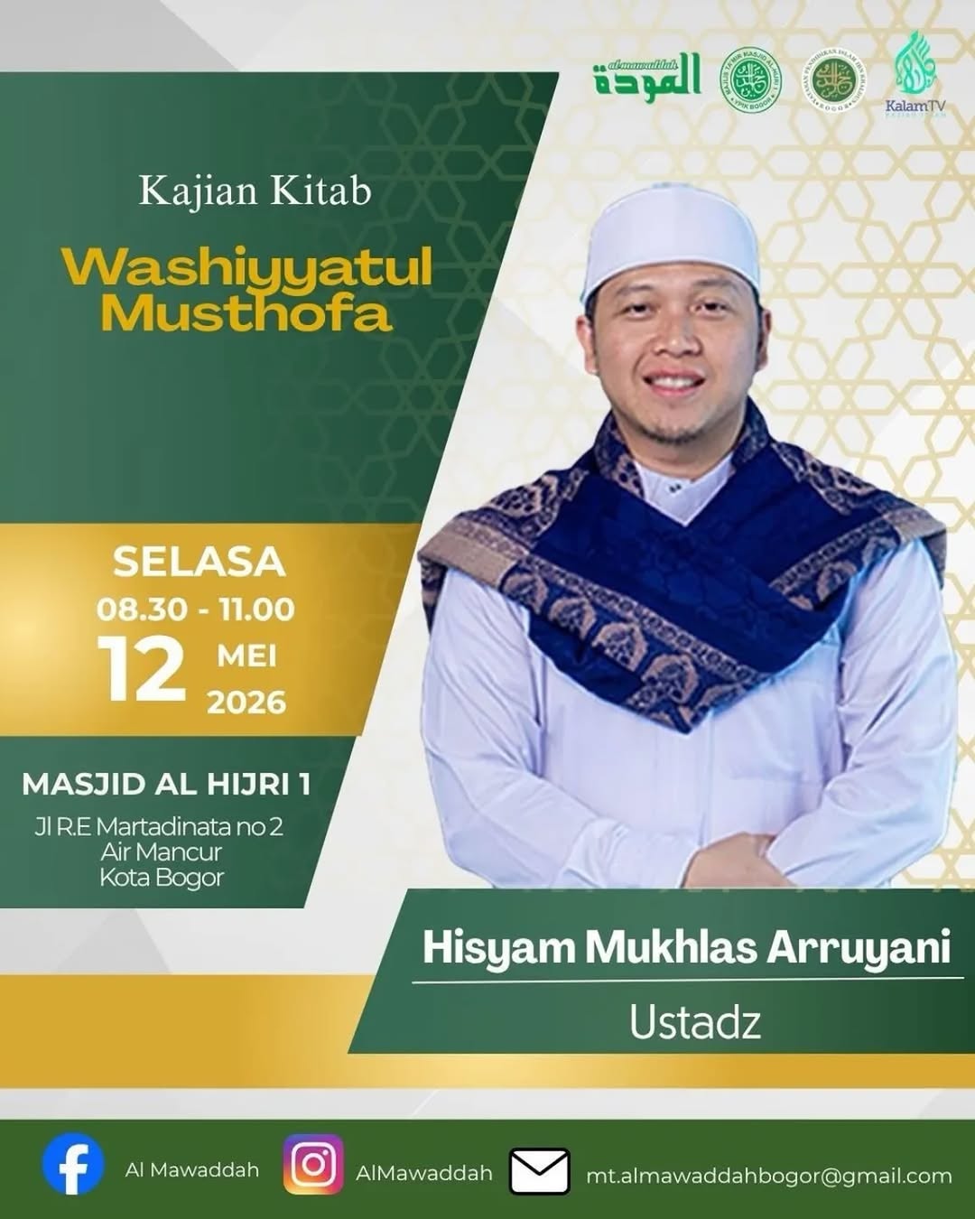 Kajian Kitab Washiyatul Musthofa