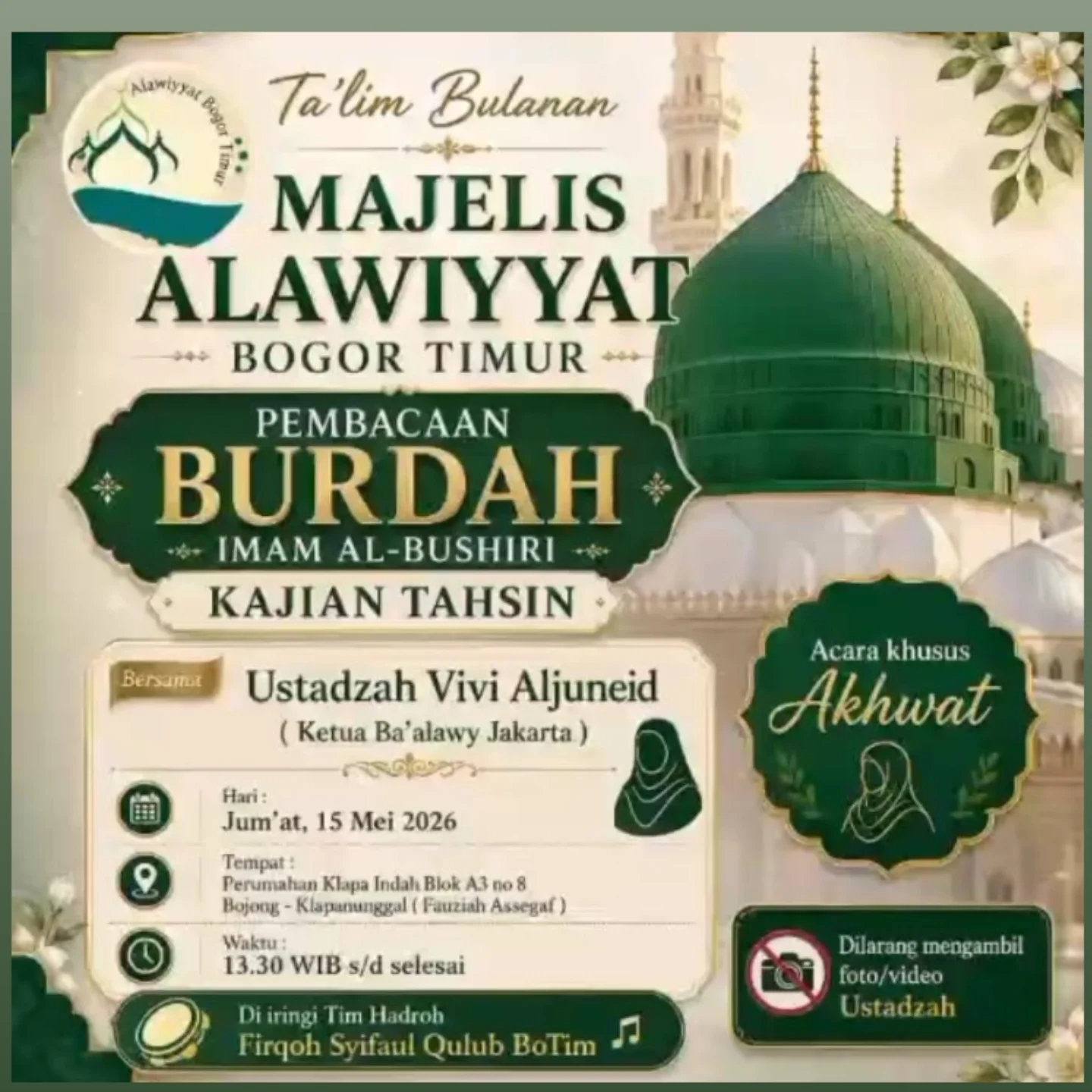 Majelis Alawiyyat Bogor Timur
