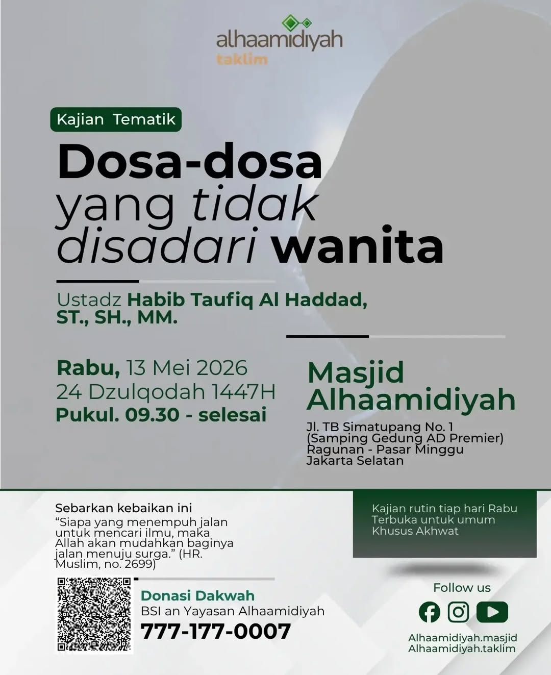 Dosa-dosa yang tidak disadari wanita